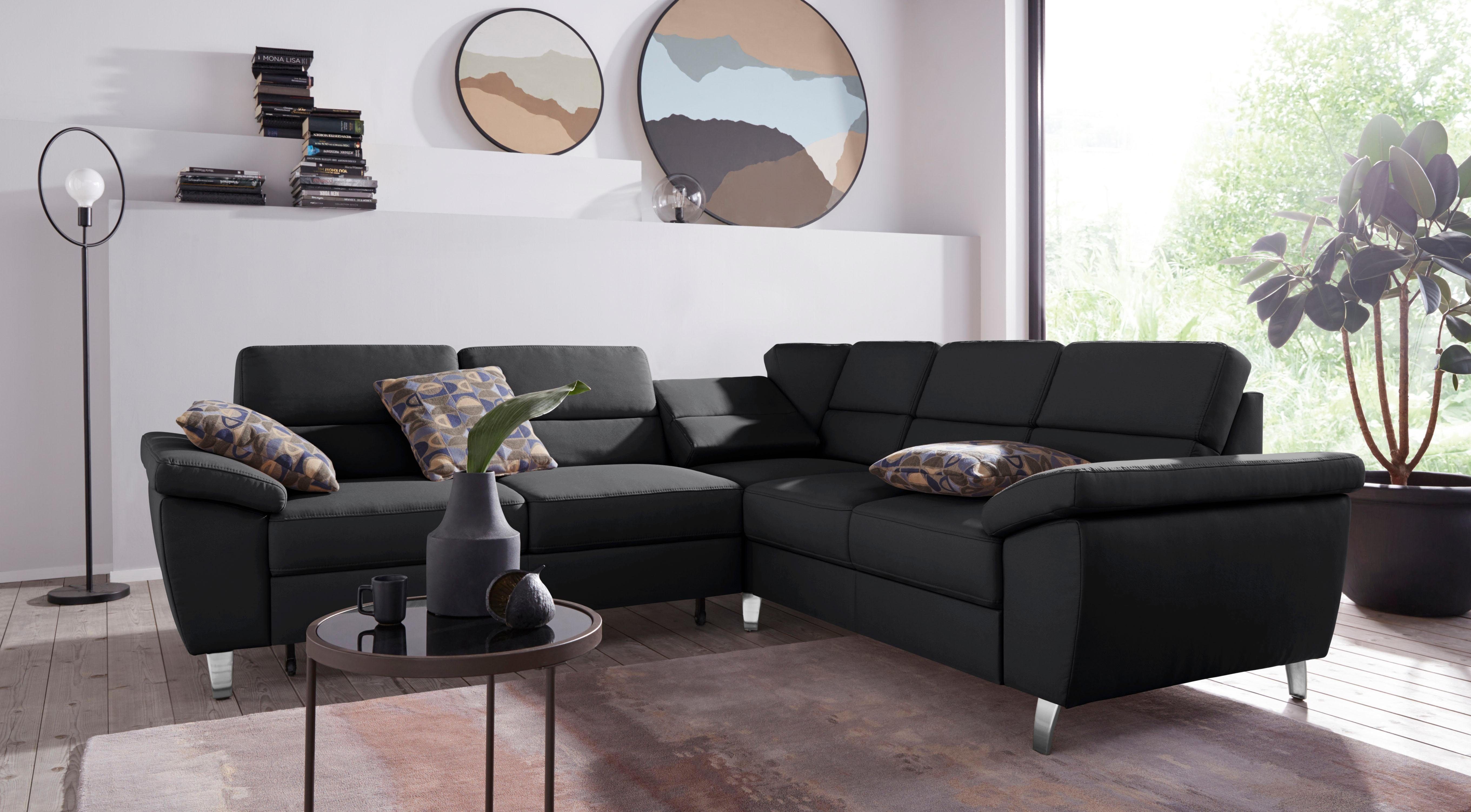 sit&more Ecksofa Sorano L-Form, wahlweise mit Bett- und Relaxfunktion, inkl. Bettkasten