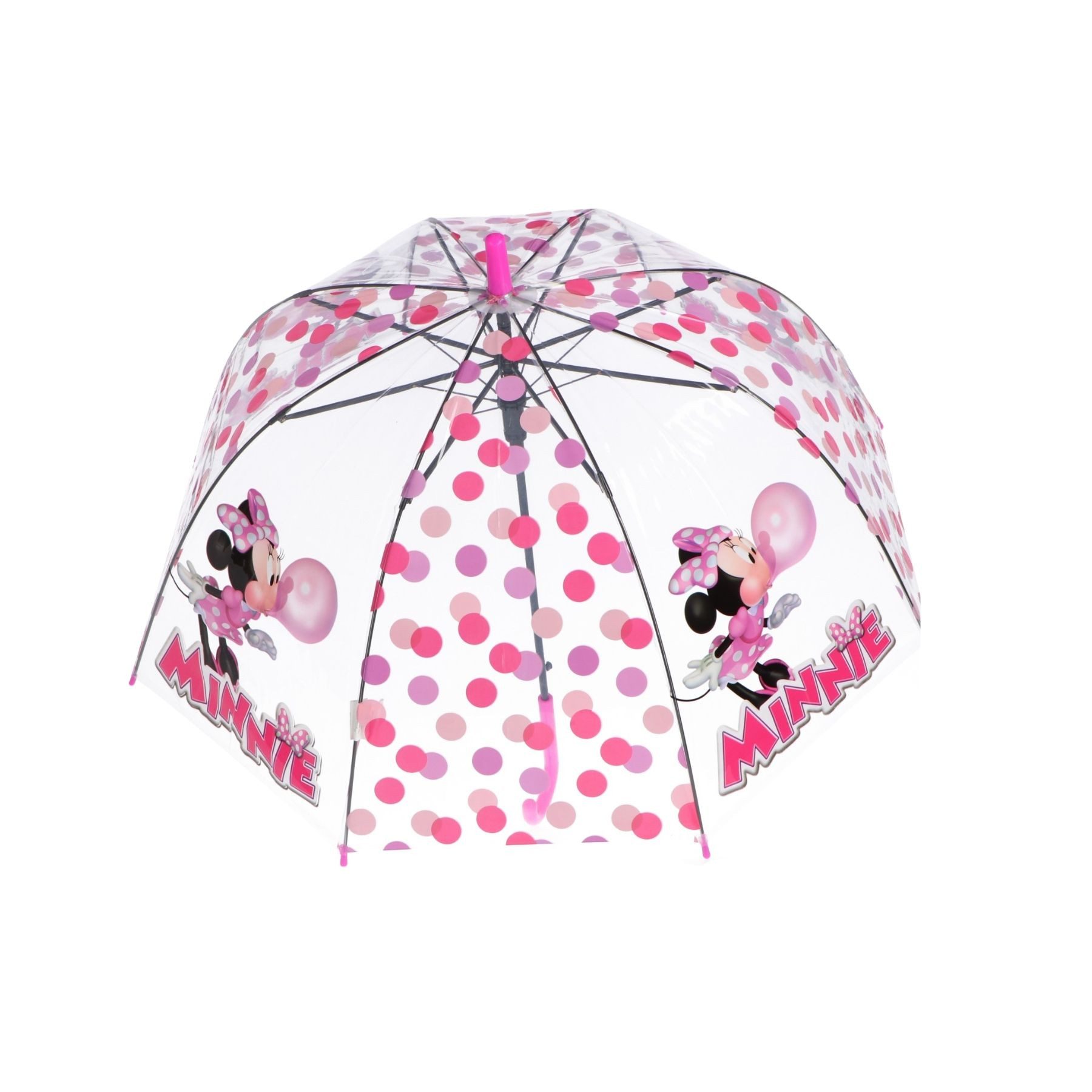 Disney Minnie Mouse Stockregenschirm Regenschirm Ø 74 cm für kleinen Regenzauber