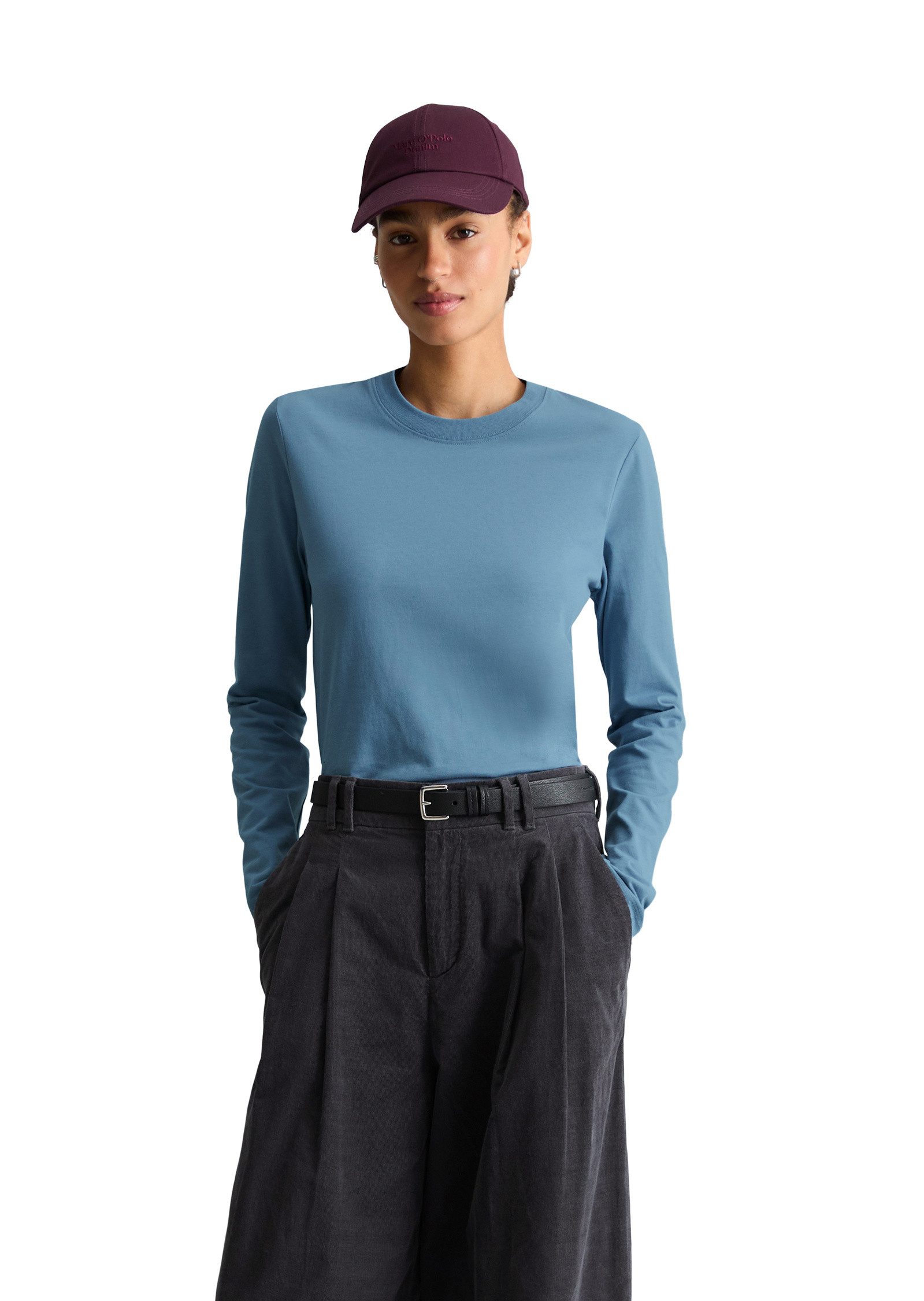 Marc O'Polo DENIM Langarmshirt aus Organic Cotton