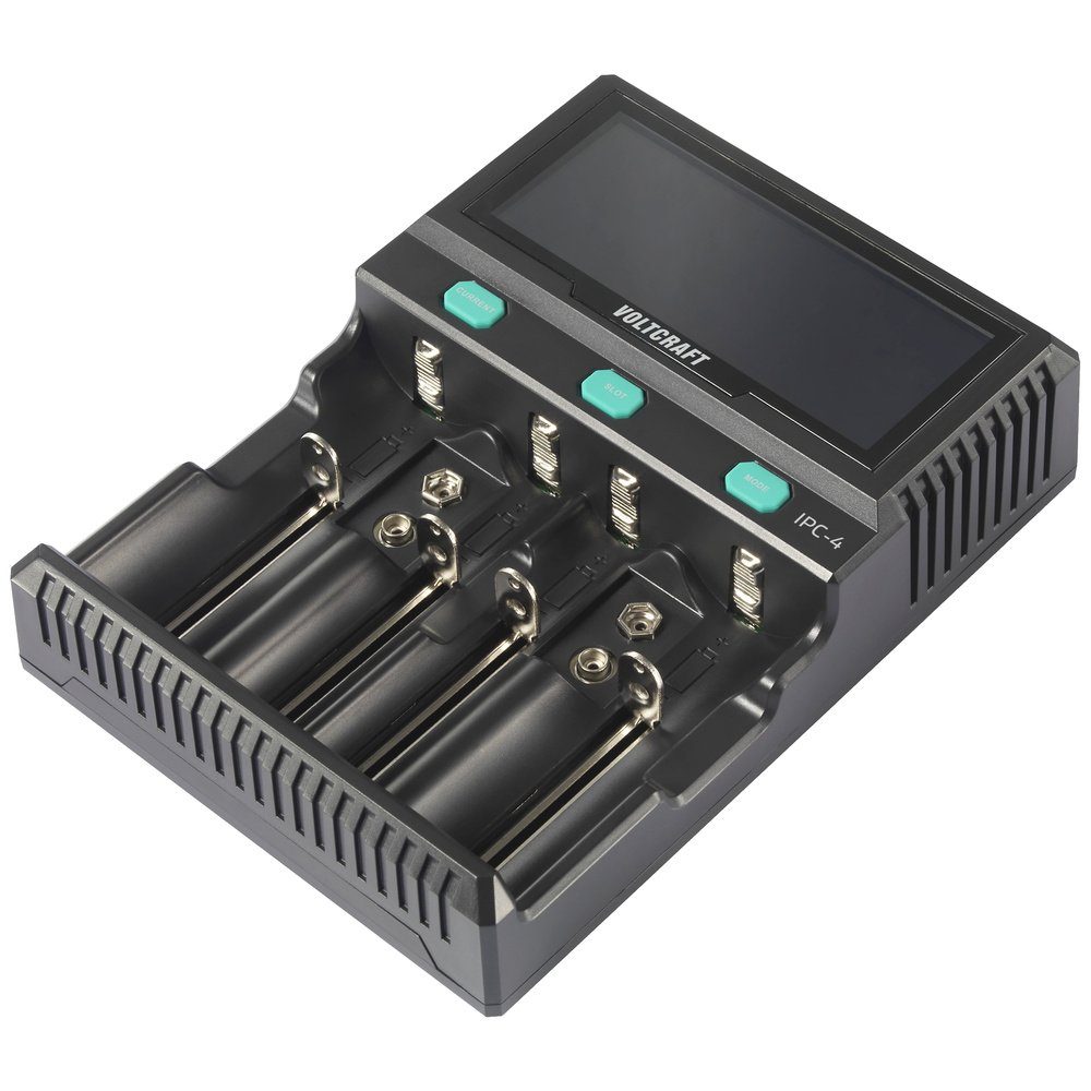 VOLTCRAFT VOLTCRAFT IPC-4 Rundzellen-Ladegerät LiIon, LiFePO, NiMH, NiCd, LiFePO Rundzellen-Lader