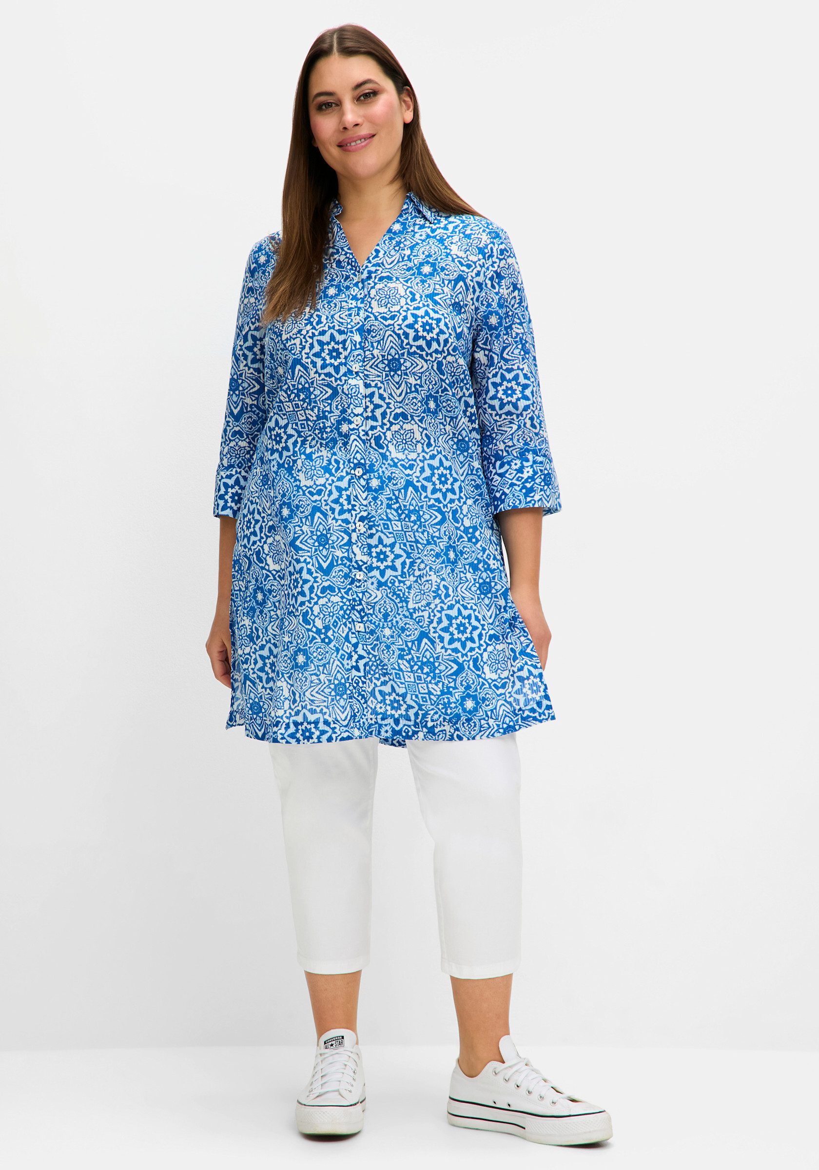 Sheego Klassische Bluse Hemdbluse günstig online kaufen