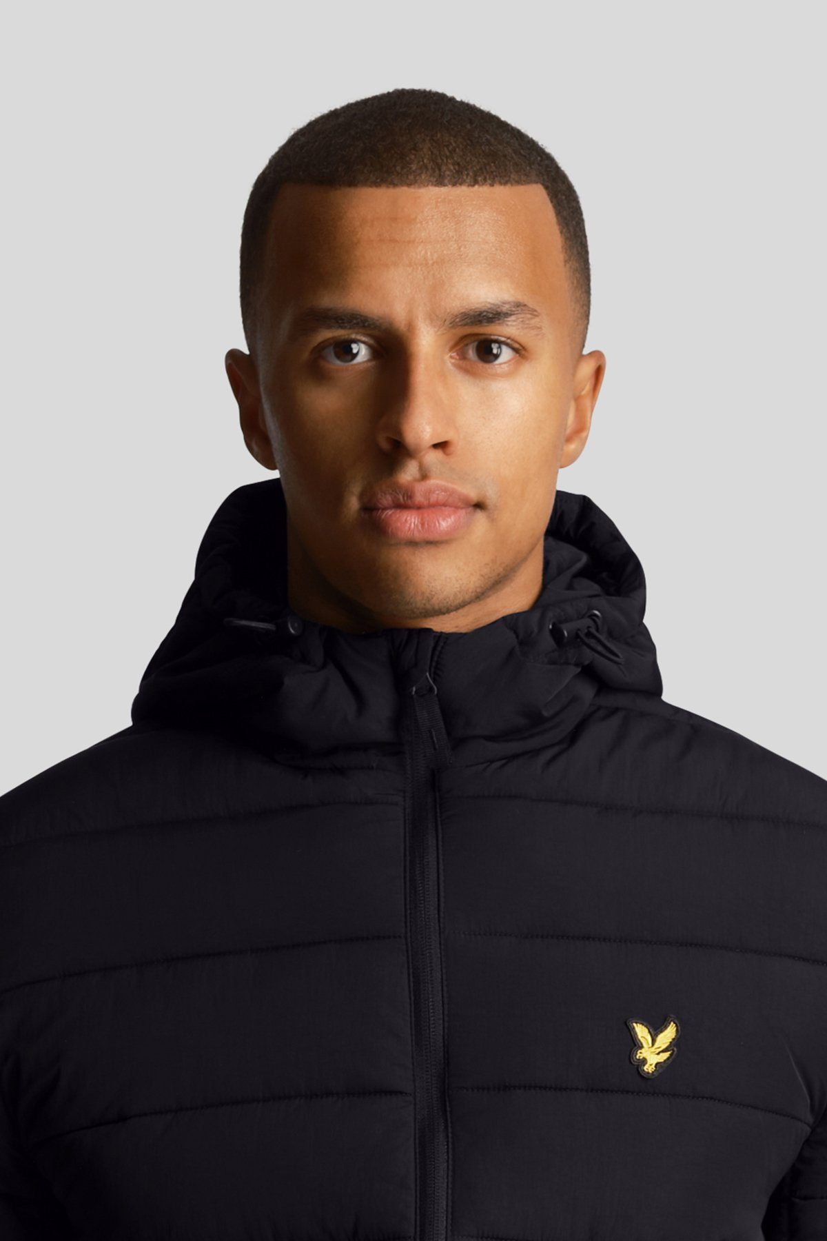 Kapuze Lyle Mit Scott Steppjacke Schwarz &