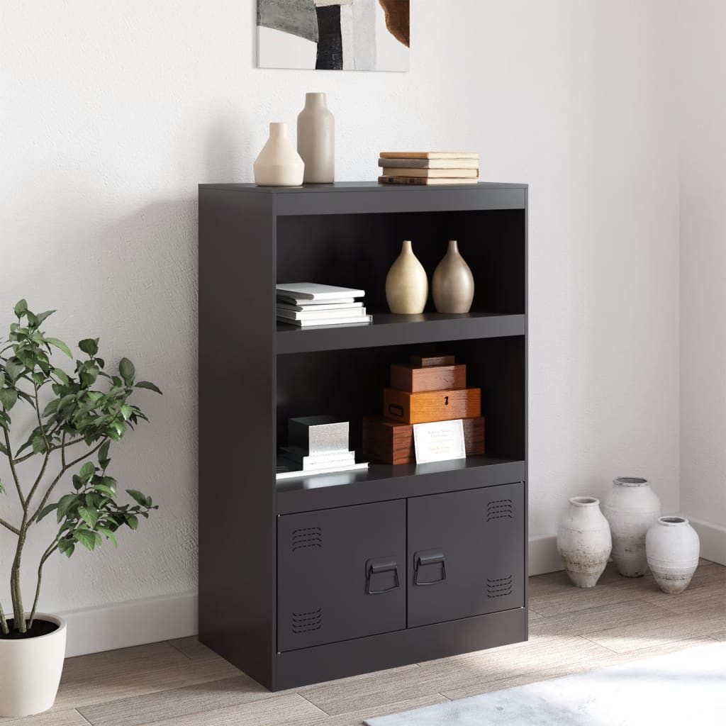 vidaXL Sideboard Sideboard Schwarz 67x39x107 cm günstig online kaufen