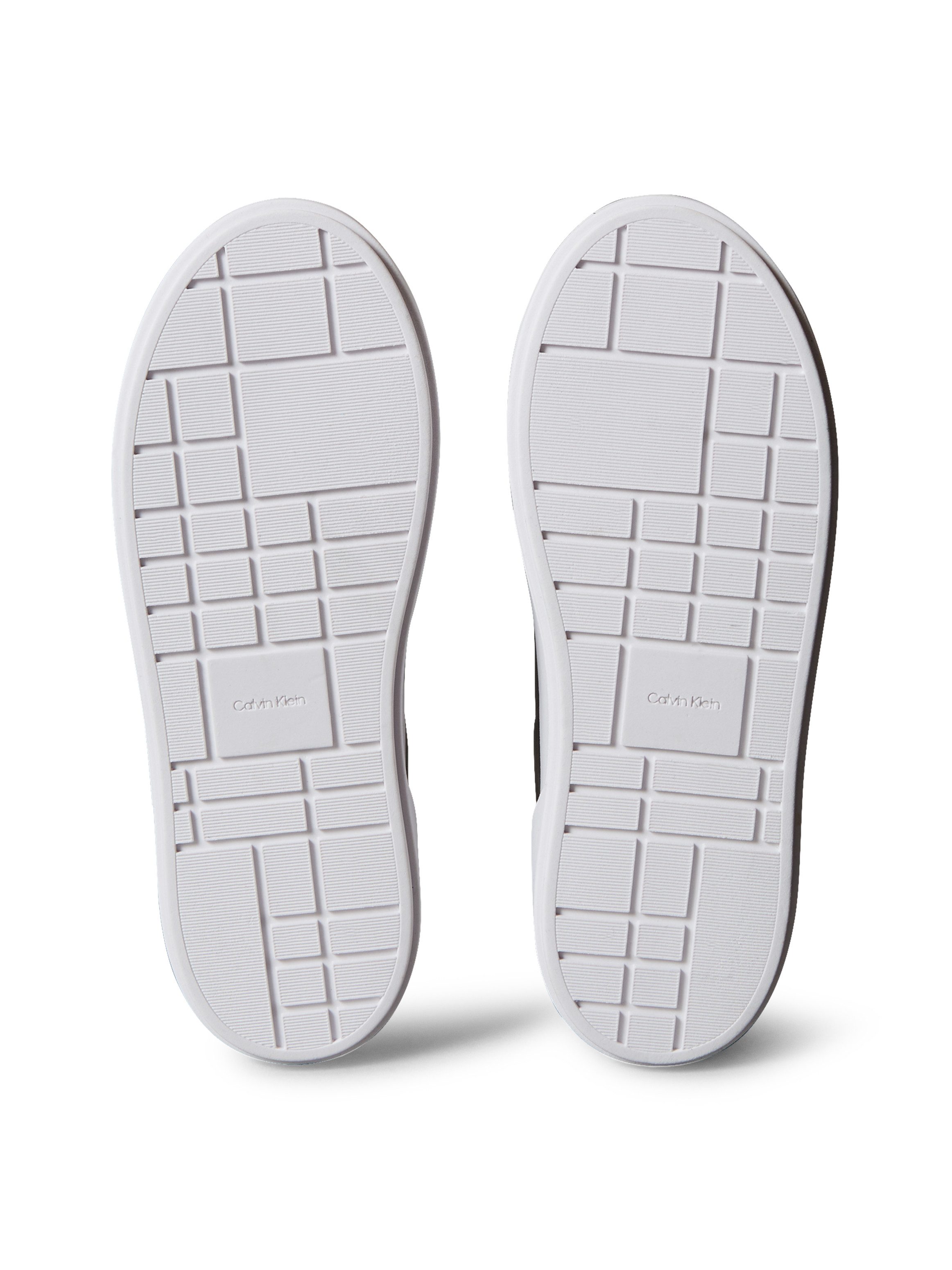 Calvin Klein Jeans FLATFORM LACE UP LTH MG Plateausneaker Schnürschuh, Halbschuh, Freizeitschuh mit CK-Logo