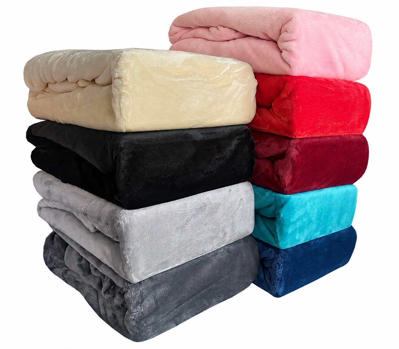 Visaggio Spannbettlaken Winter Teddy Plüsch Cashmere Touch, Nicki, Gummizug: rundum, Flauschig warmes Teddyplüsch, Einfarbig