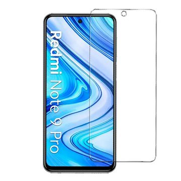 CoolGadget Handyhülle Schwarz als 2in1 Schutz Cover Set für das Xiaomi Redmi Note 9 Pro / 9S 6,67 Zoll, 2x Glas Display Schutz Folie + 1x Case Hülle für Redmi Note 9 Pro 9S