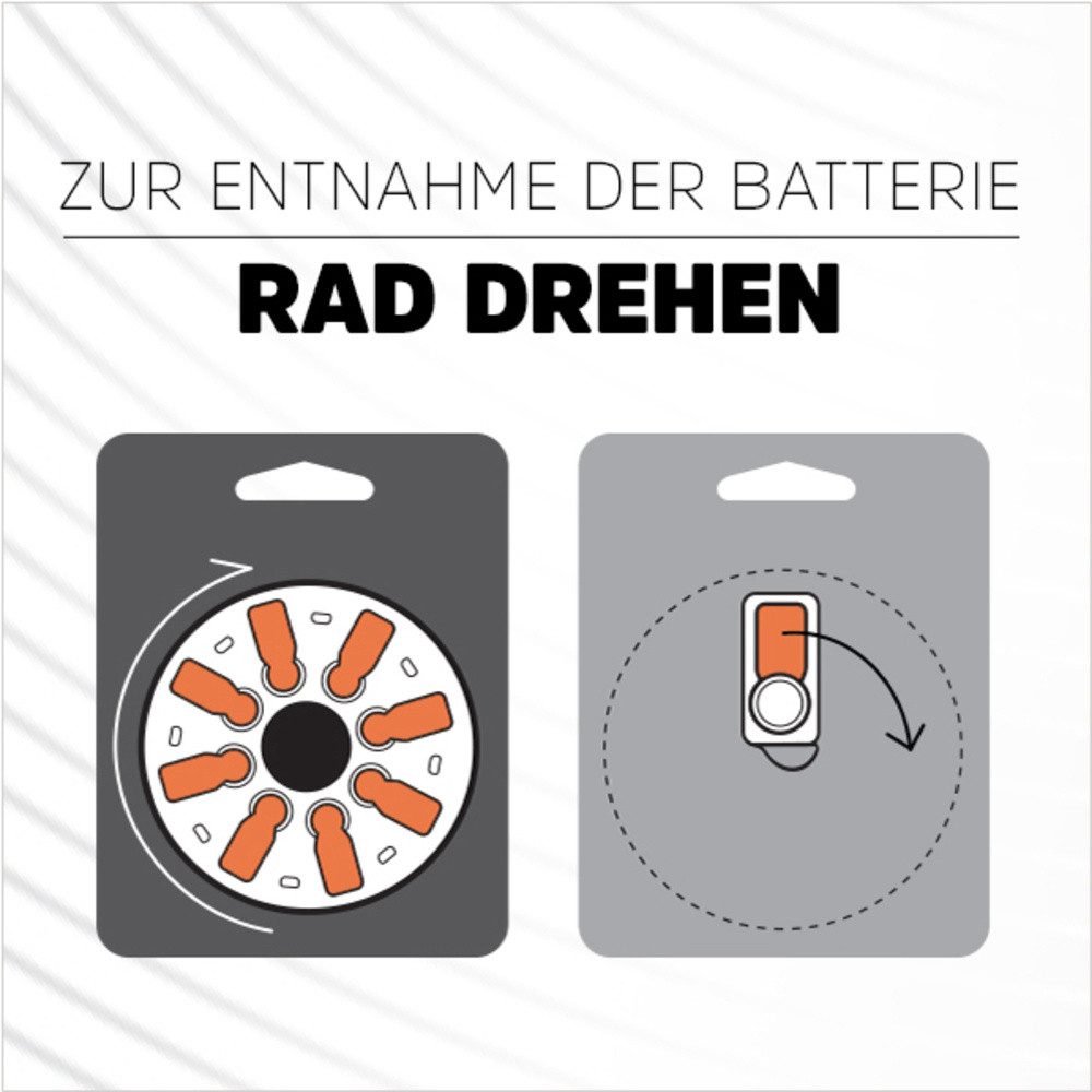 Energizer Energizer Knopfzelle ZA10 1.4 V 8 St. 91 mAh Zink-Luft Hearing Aid PR7 Knopfzelle