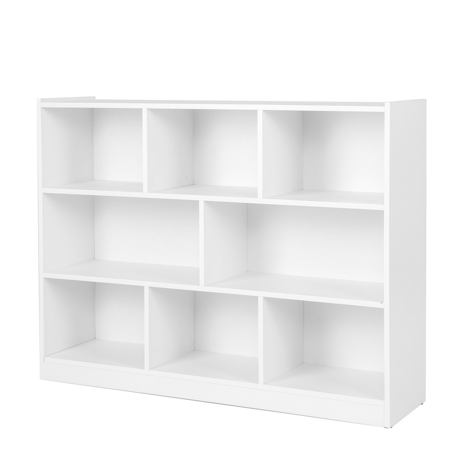 COSTWAY Kinderregal, mit 2 großen Fächern und 6 kleinen Fächern, 122x32x93c günstig online kaufen