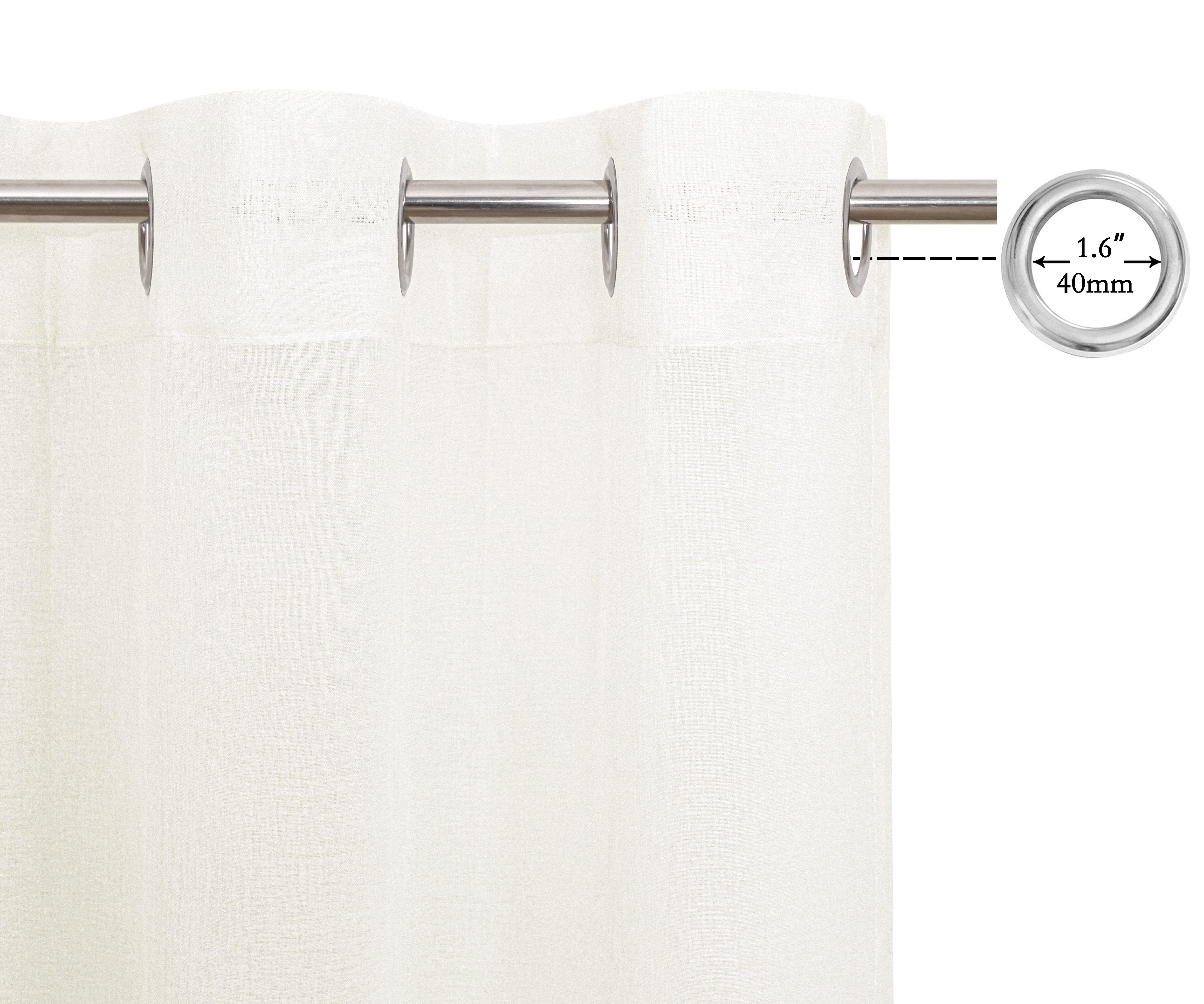 OTTO home Gardine Dolly (1 St), Ösen, transparent, gewebt, Polyester