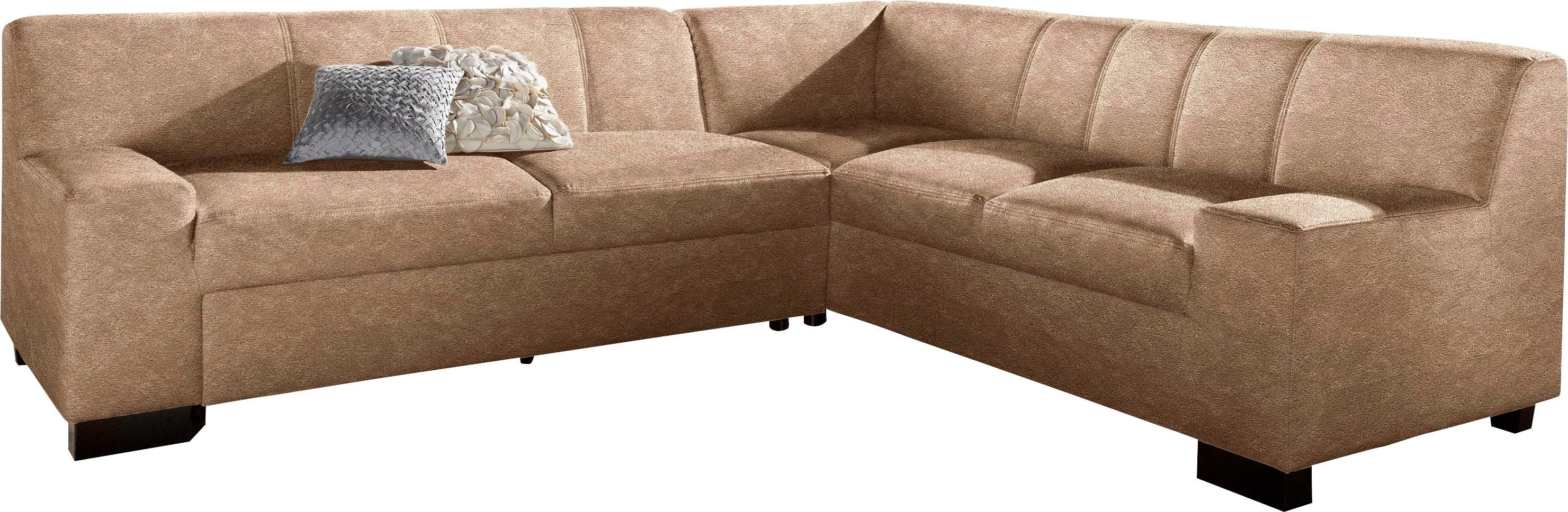 DOMO collection Ecksofa Norma, moderne Armlehnen, günstig online kaufen