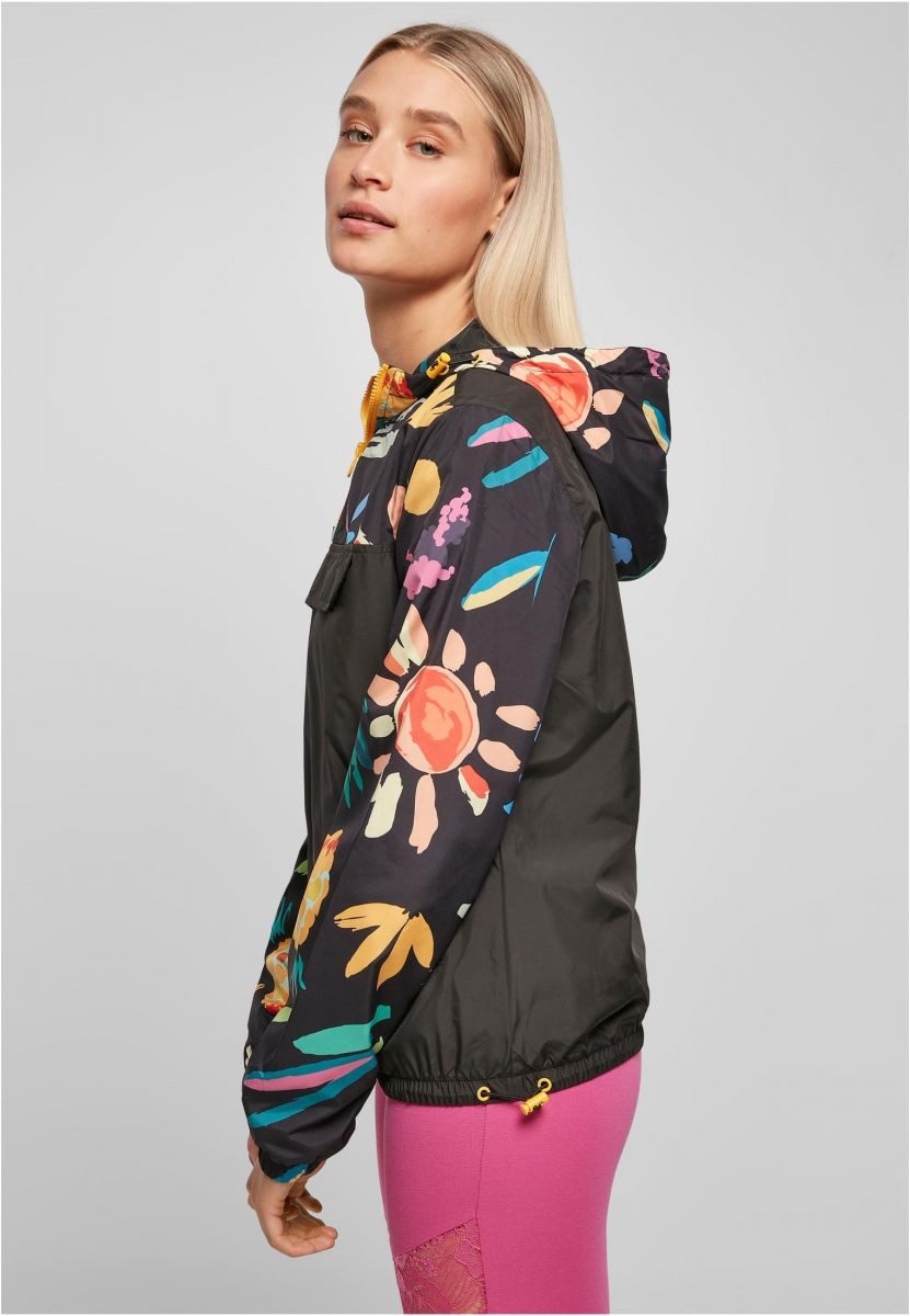 URBAN CLASSICS Outdoorjacke Ladies Mixed Pull Over Jacket Frauen Überziehja günstig online kaufen