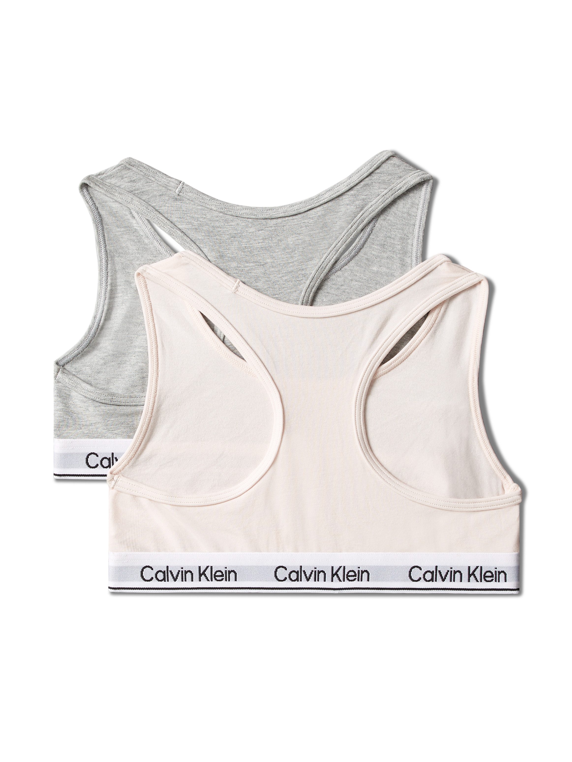 Calvin Klein Underwear Bralette 2PK BRALETTE (Packung, 2-tlg., 2er-Pack) mit Logobund