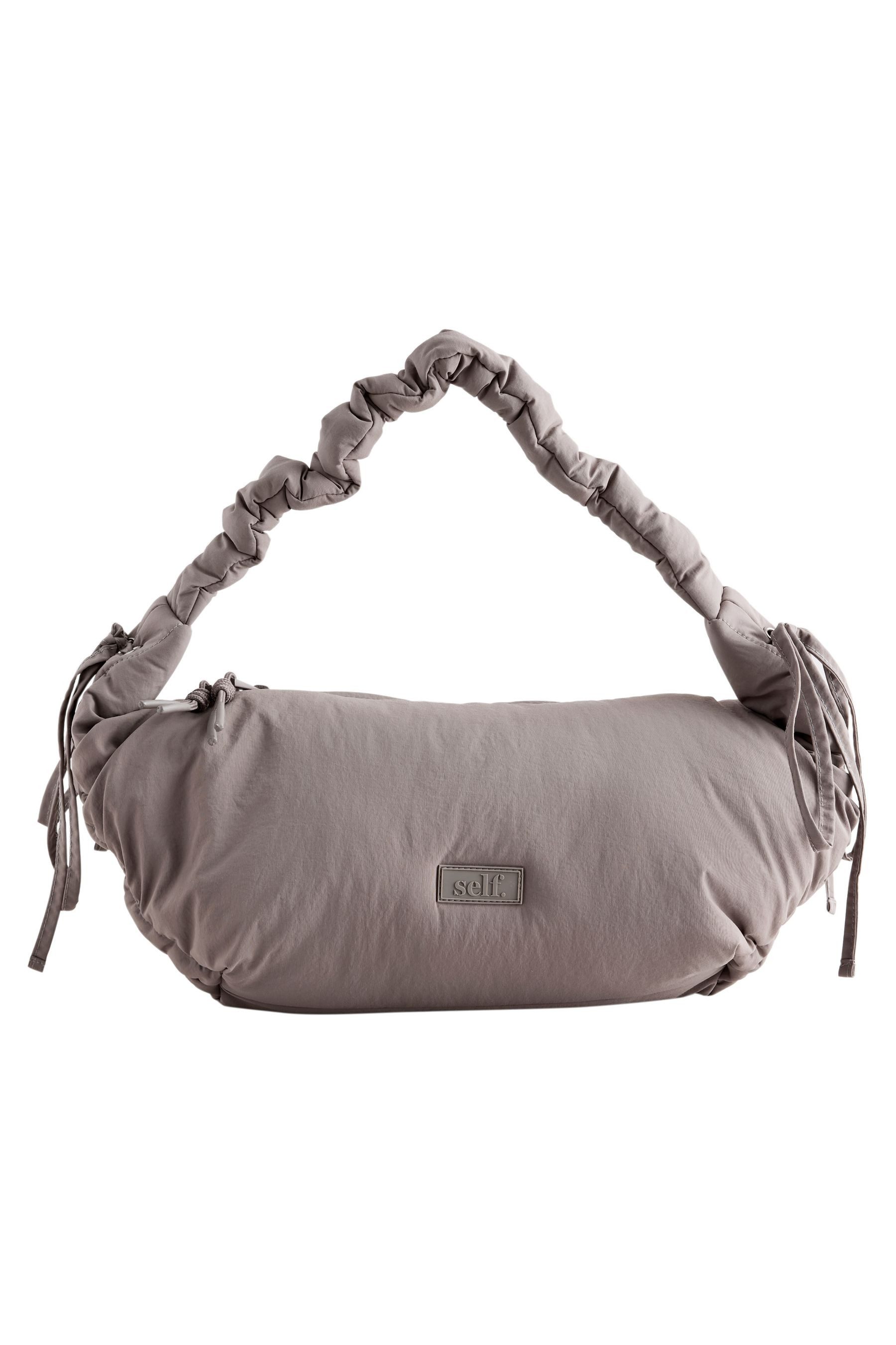 self Schultertasche self. Geraffte Schultertasche (1-tlg)