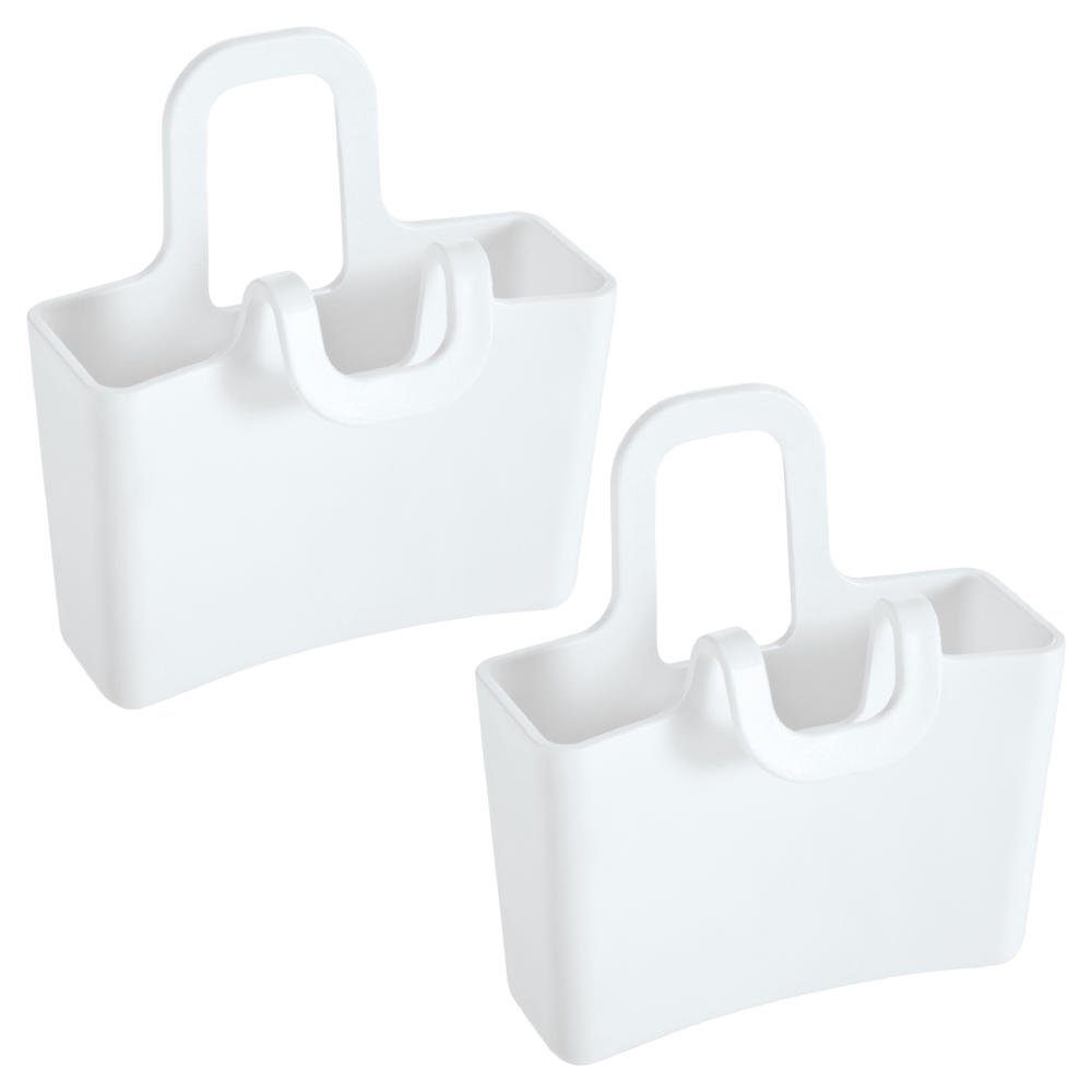 KOZIOL Aufbewahrungssystem Lilli Tassenutensilo 2er Weiß, an zum hochwertigem Tasse, Einhängen Kunststoff, die 2-tlg), Solid (Set, Aus Kunststoff Set