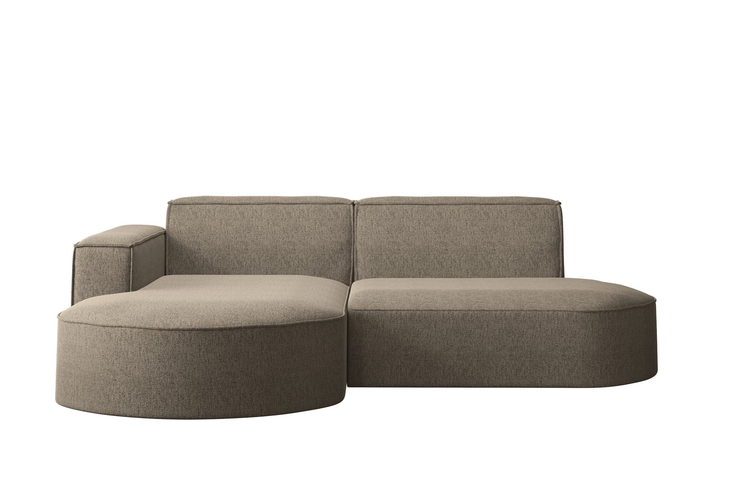 Kaiser Möbel Ecksofa Designer MODENA STUDIO L stoff Poso, Verita, Quelle, S günstig online kaufen