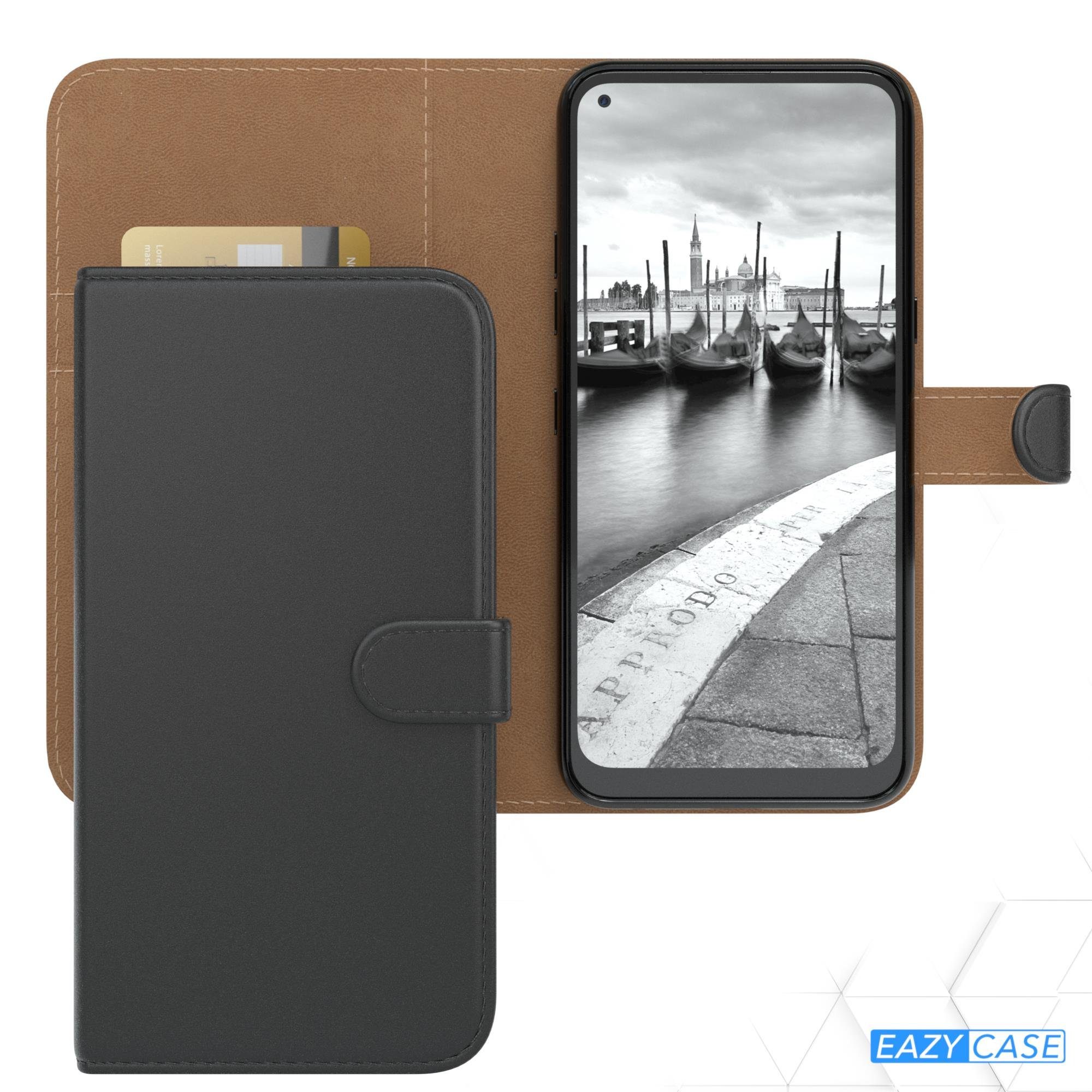 EAZY CASE Handyhülle Uni Bookstyle für LG K61 6,53 Zoll, Schutzhülle mit Standfunktion Kartenfach Handytasche aufklappbar Etui