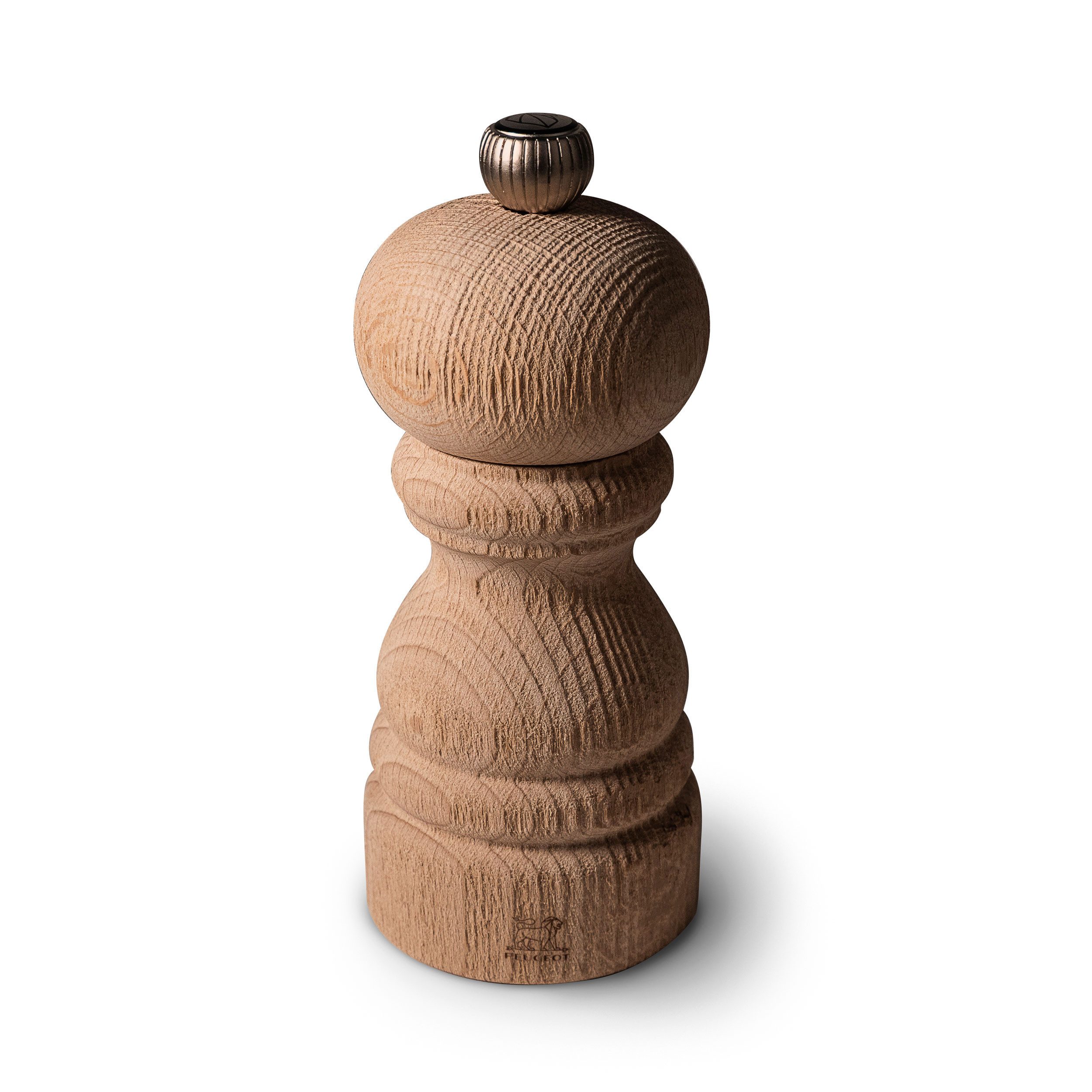PEUGEOT Pfeffermühle PARIS NATURE BLACK 12cm Buchenholz Natur Stahlmah Manuell Manuell