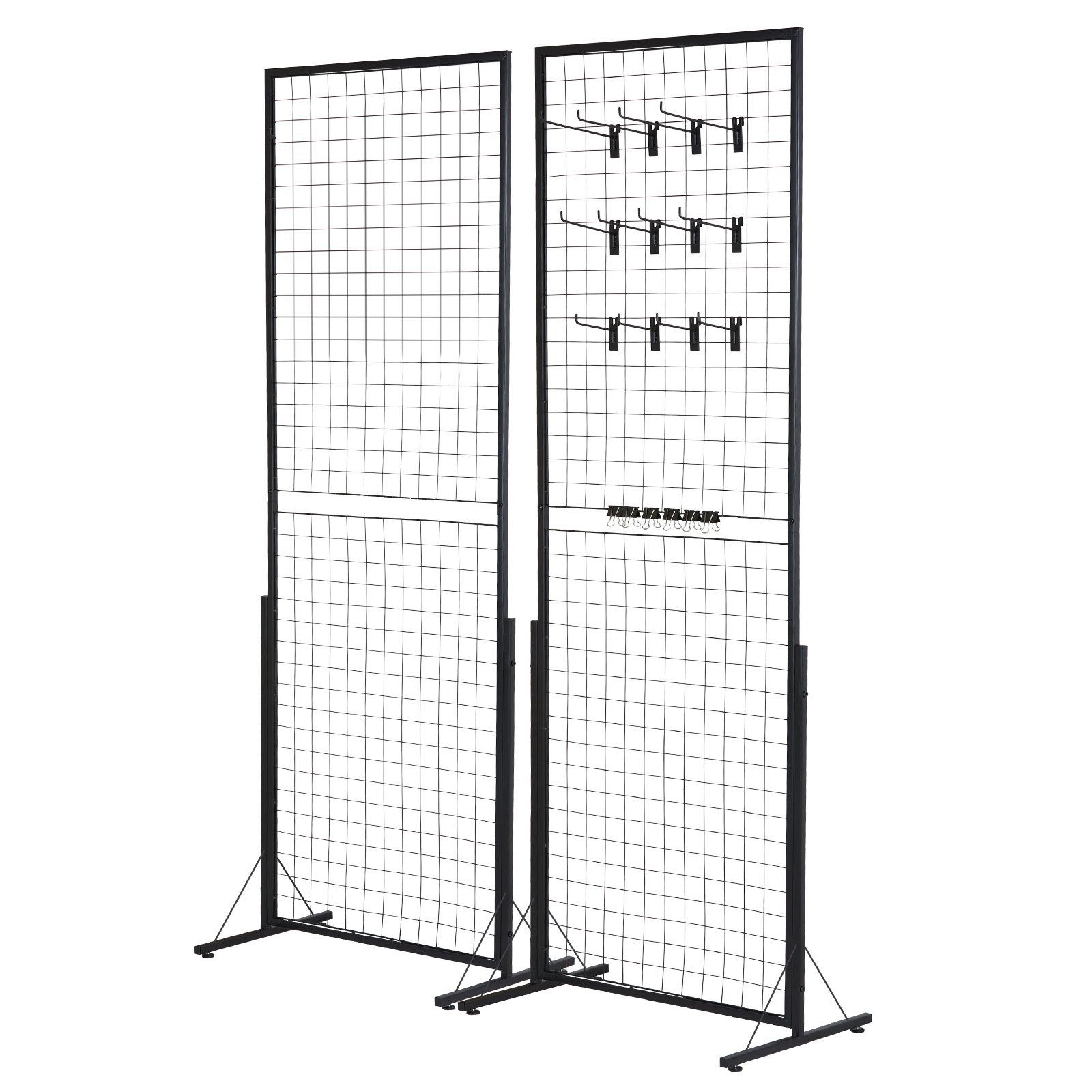Fine Life Pro Trenngitter 2er-Set Gitterwand-Displays (24" x 67)