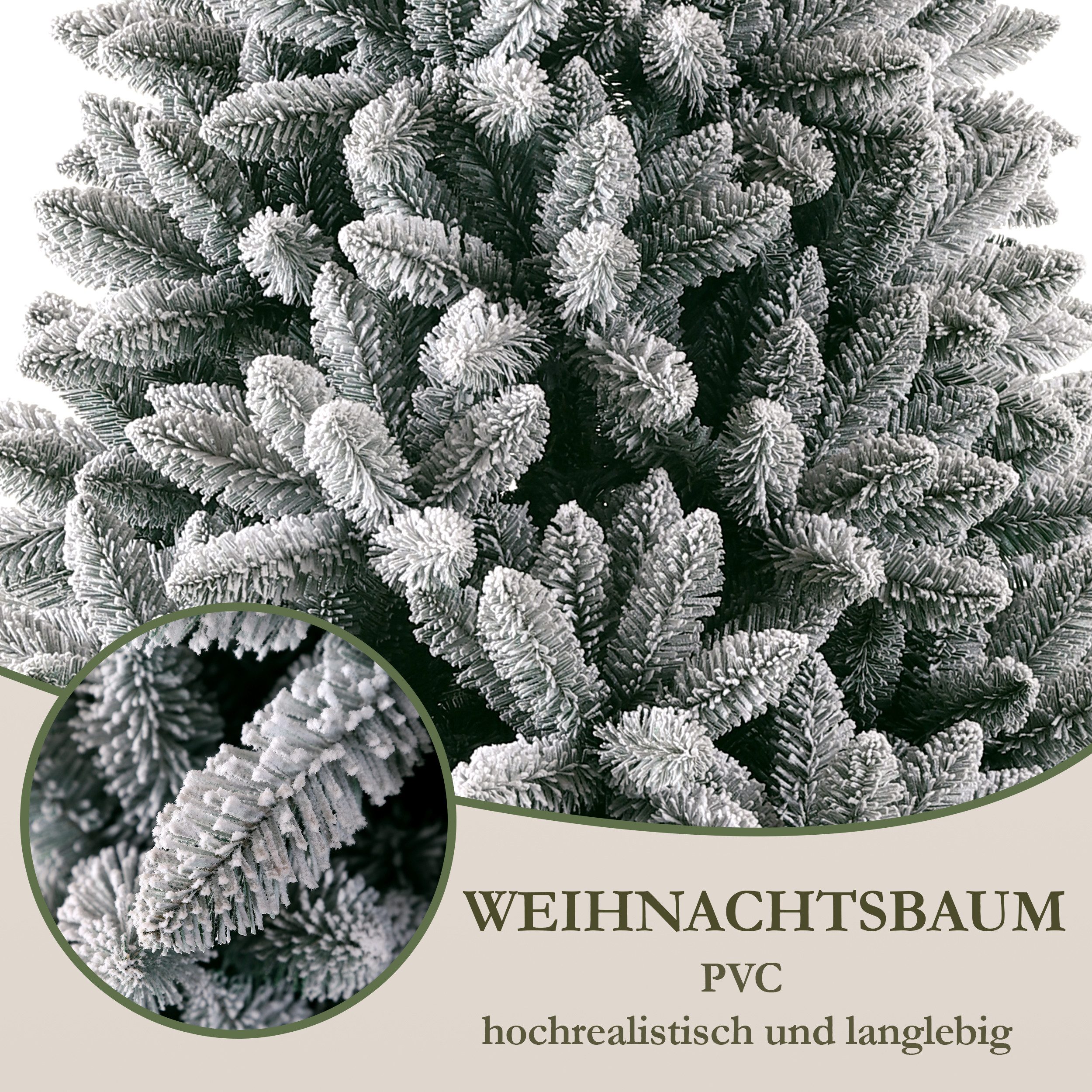 Sinaopus Künstlicher Weihnachtsbaum Tannenbaum künstlich, mit Lichterkette, günstig online kaufen