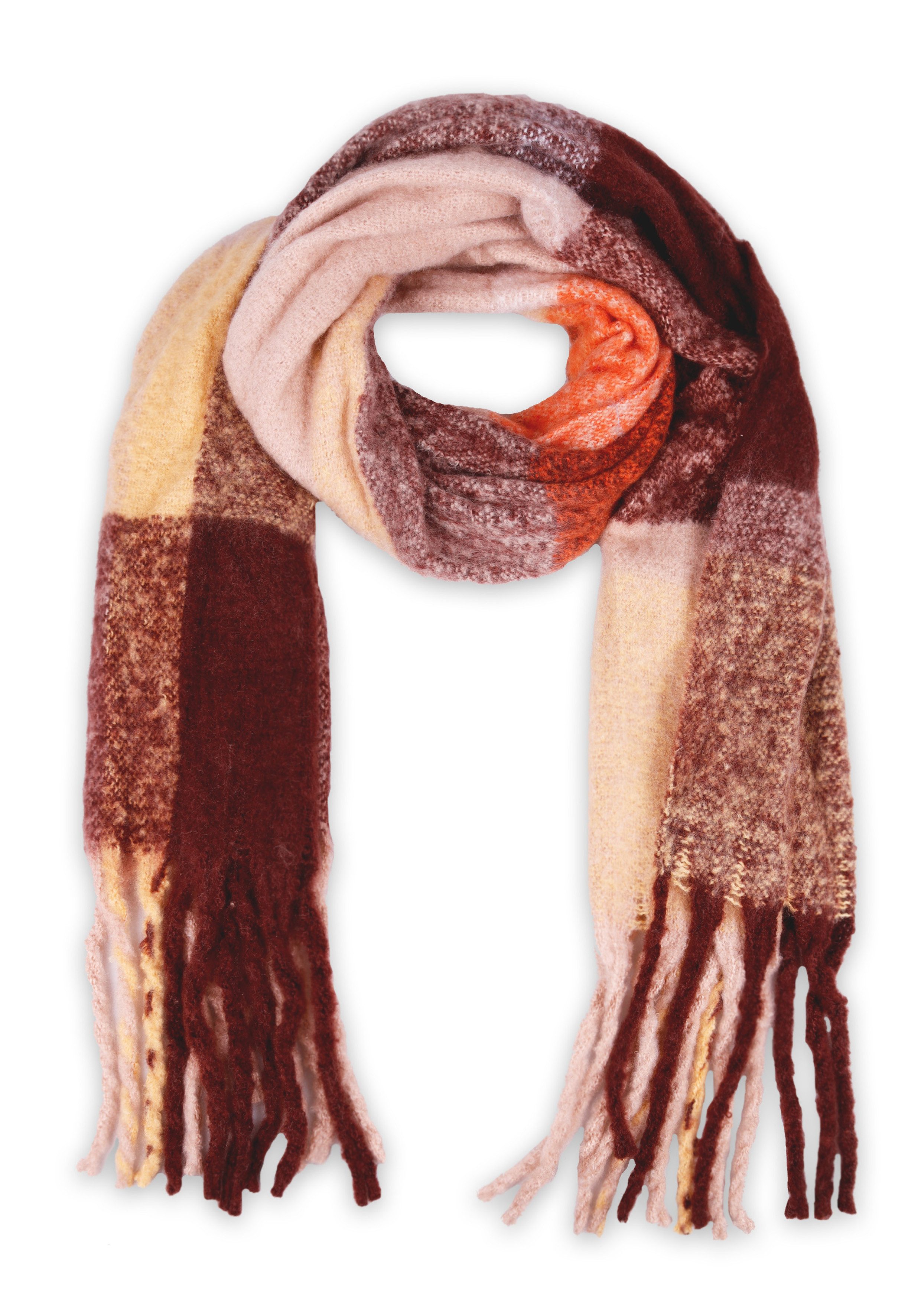 Capelli New York Modeschal, (Packung), lange Fransen, Feinstrick, wärmend günstig online kaufen