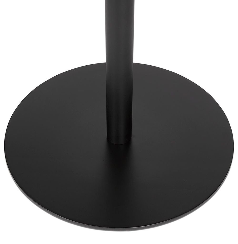 KADIMA DESIGN Bartisch Tisch 45 (black) ANKAMMA Schwarz x Glas niedriger
