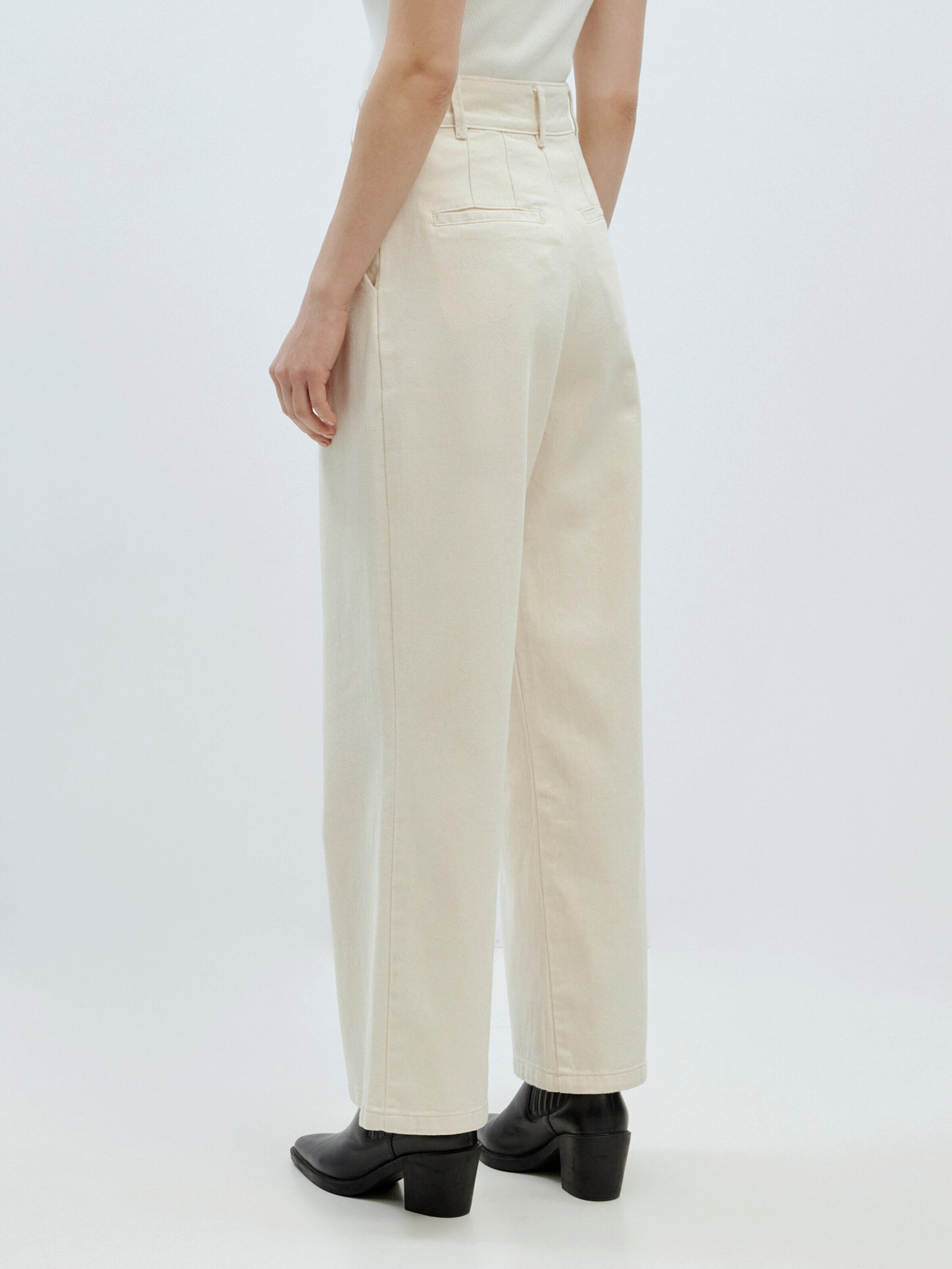 EDITED High-waist-Jeans Ellis (1-tlg) Falten