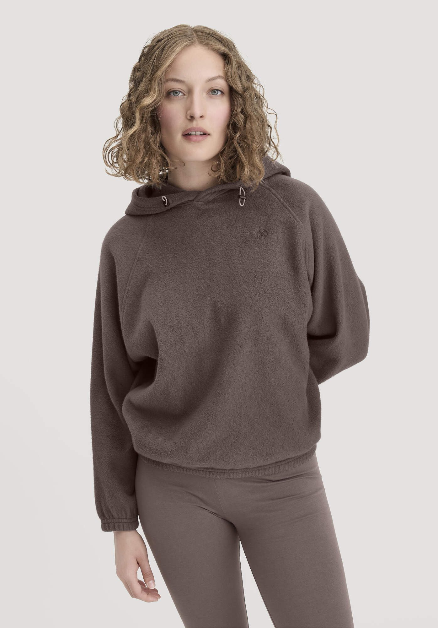 Hessnatur Fleecepullover Oversize ACTIVE COMFORT aus reiner Bio-Baumwolle (1-tlg)