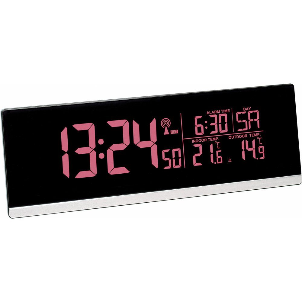 TFA Dostmann Wecker TFA Dostmann 60.2548.01 Funk Wecker Schwarz Alarmzeiten günstig online kaufen