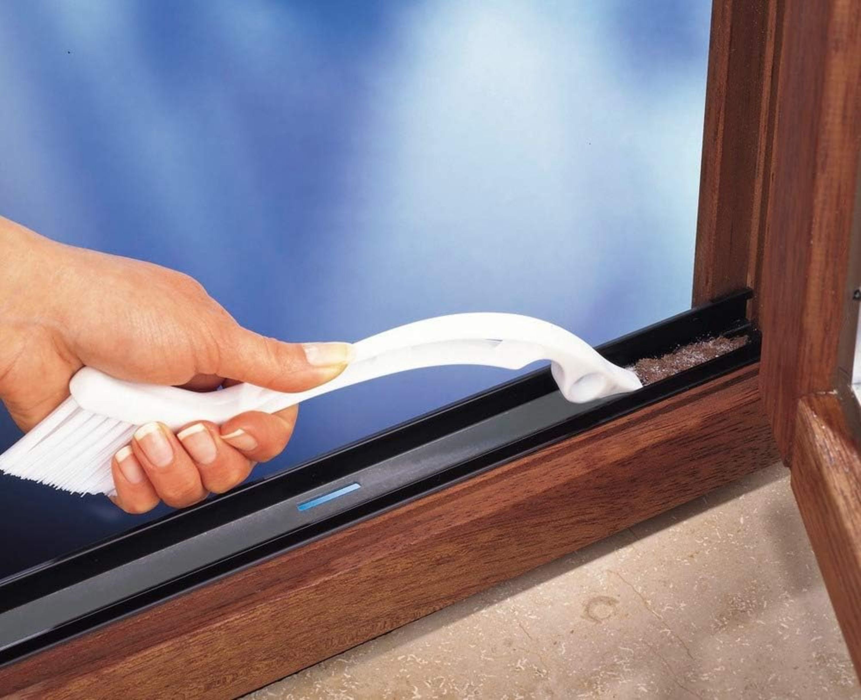 Türritzen Fenster- für WENKO und WC-Garnitur, Reinigungs-Bürste \