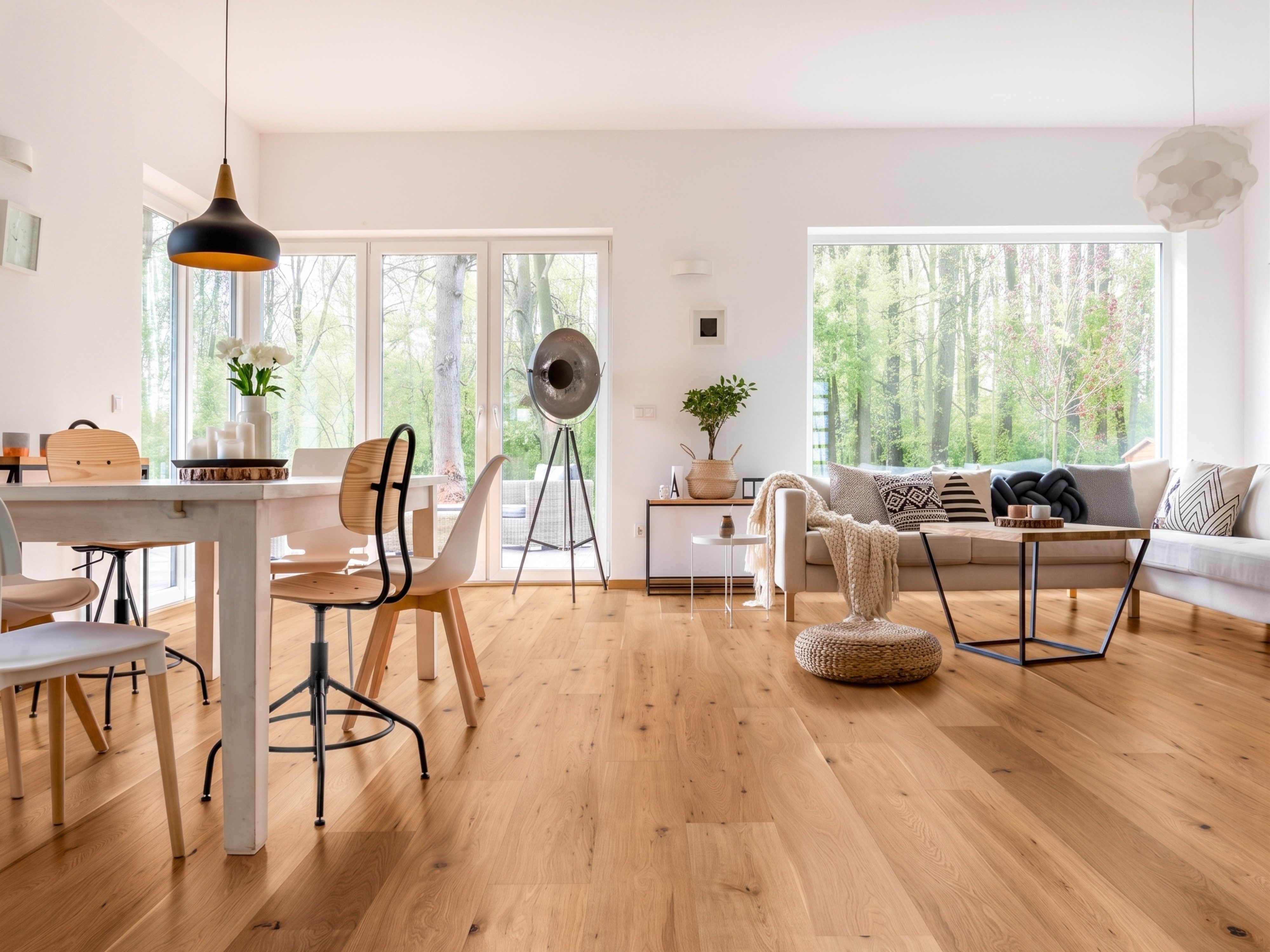 Timefloor Parkett Parkett Eiche markant Landhausdiele handgehobelt, 8 St.