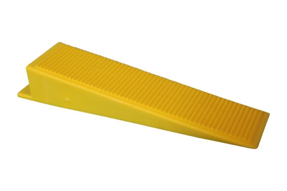 Fliesen Keile (200-tlg) gelb Nivelliersystem kompatibel, 200 Kabou Verlegesystem Verlegeset Bauwerkzeuge