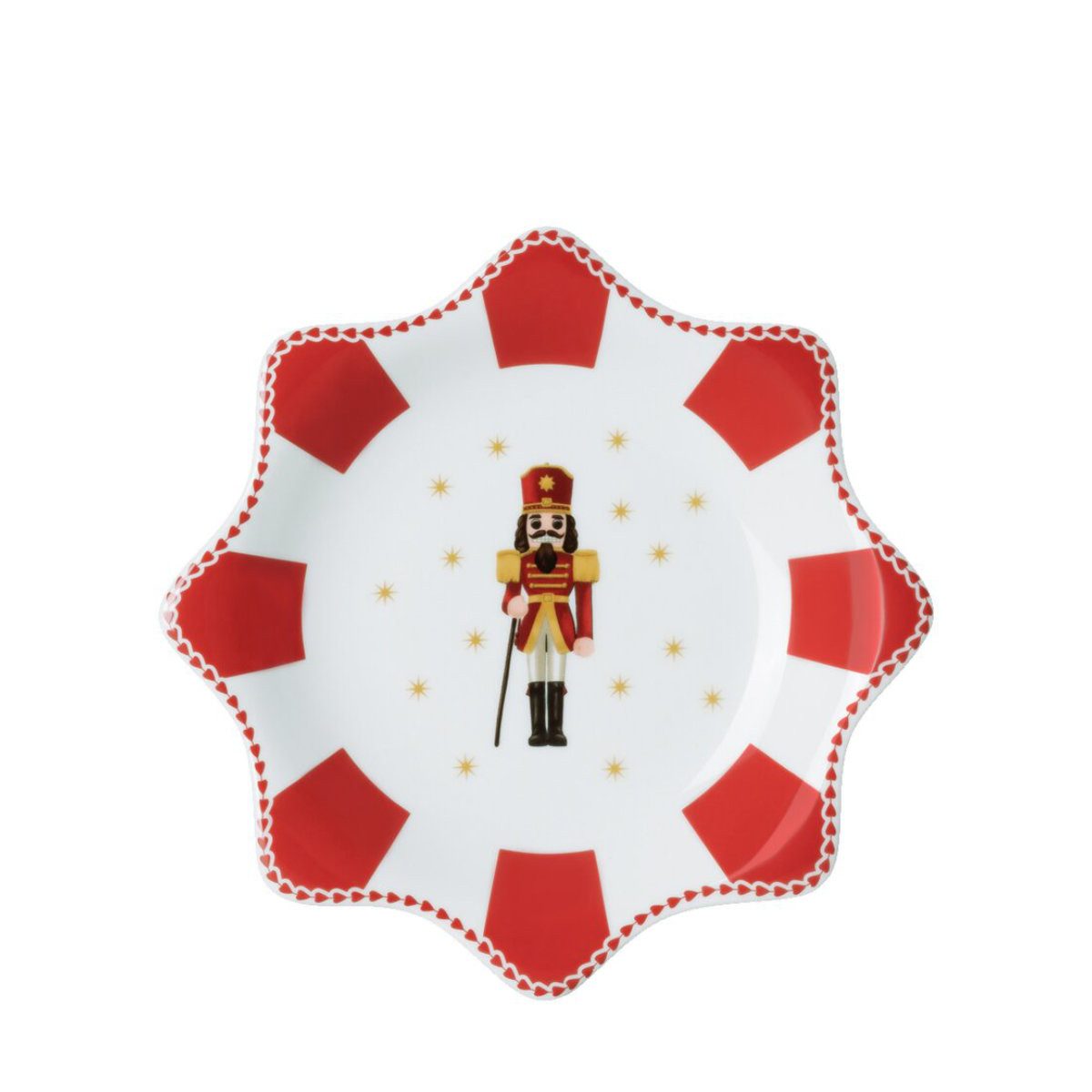 Hutschenreuther Schale Christmas Love Red Weihnachtsdekoration, Porzellan, 20 cm