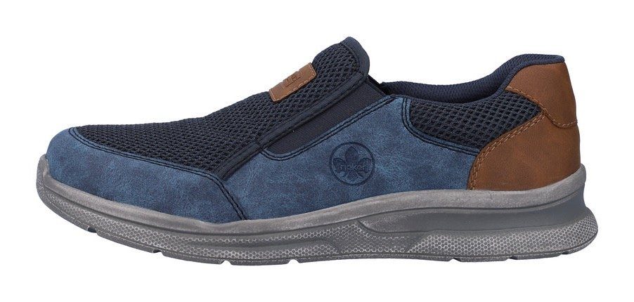Rieker Slipper Schlupfschuh, Freizeitschuh mit seitlichen Stretcheinsätzen, G-Weite