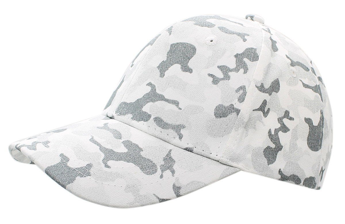 dy_mode Baseball Cap Camouflage Kappe Damen Basecap Herren Army Muster Schirmmütze Bunt One Size, mit Belüftungslöcher, Unisex