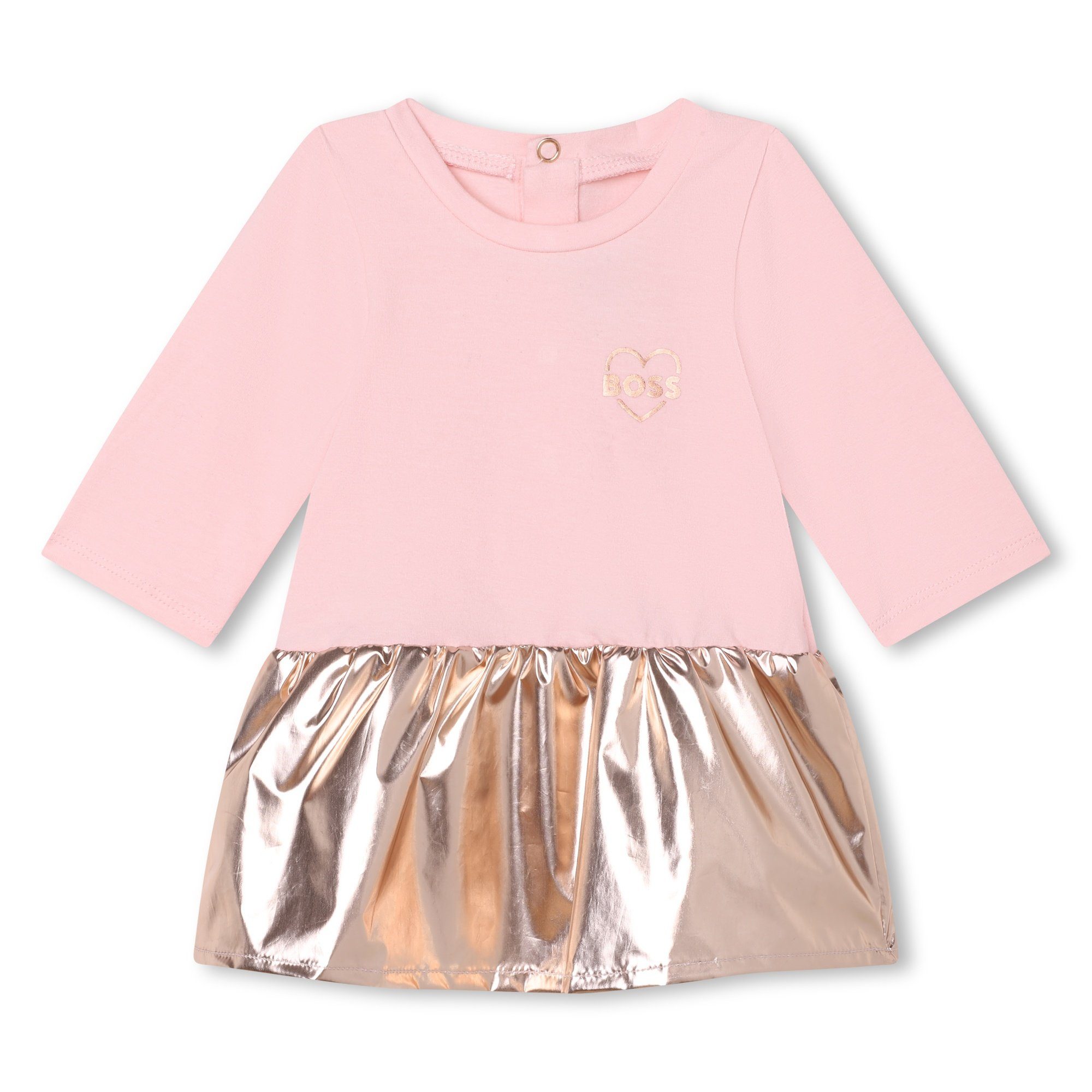 Neugeborenen-Geschenkset BOSS Kidswear Babykleid in Rosa & Gold