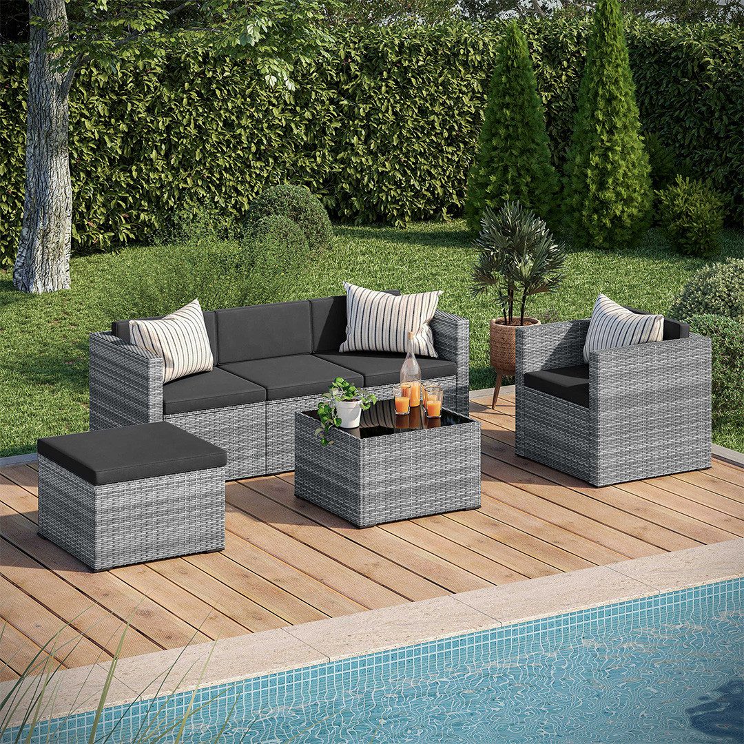 STEELSØN Sitzgruppe Zethora, (4er-Sitzgruppe, (3er Sofa, günstig online kaufen