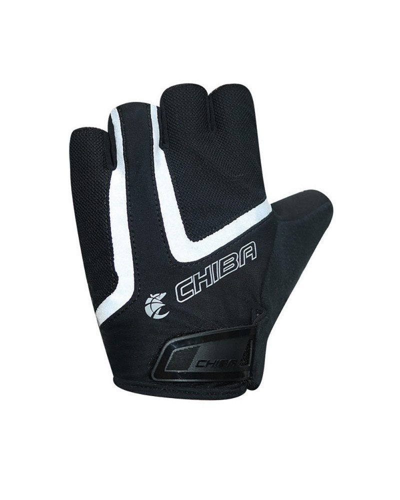 Chiba Fahrradhandschuhe Gel Air Reflex schwarz/weiss