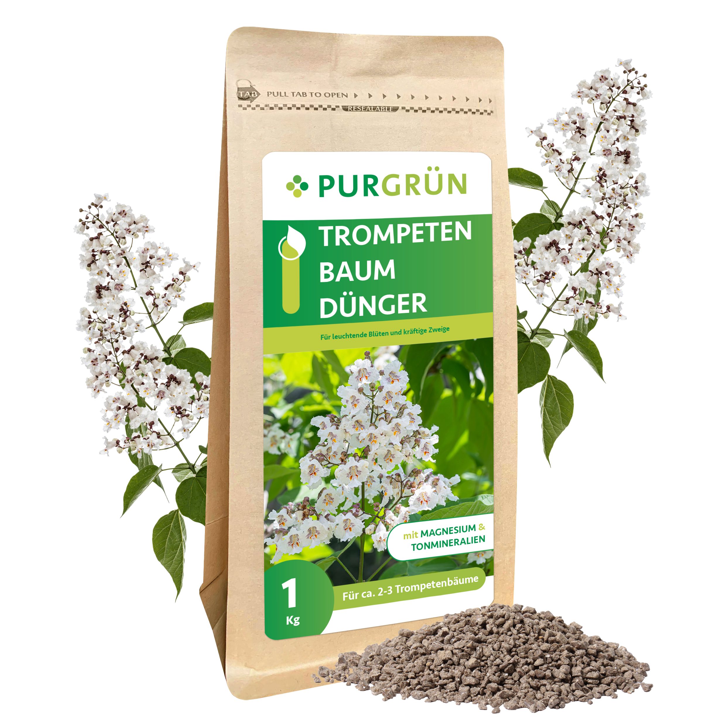 Purgrün Gartendünger Purgrün Trompetenbaum Dünger, NPK günstig online kaufen
