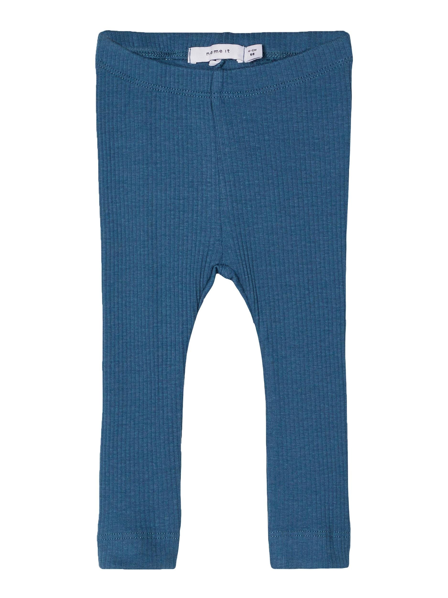 Leggings Baby Leggings mit Rippstruktur Real Teal-62
