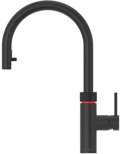 QUOOKER Küchenarmatur Flex mit COMBI+ Reservoir & CUBE schwarz 22+XBLKCUBE *inkl. 7 JAHRE GARANTIE*