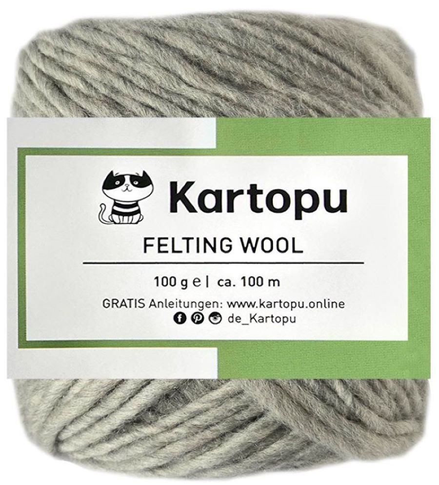 Kartopu 100 Gramm Kartopu Felting Wool Filzwolle Farbauswahl Bastelgarn