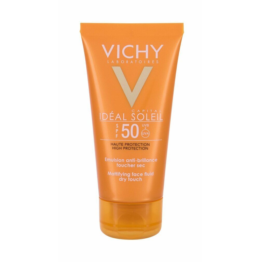 Vichy x ml Vichy SPF50 50 Face Stueck Sonnenschutzpflege Dry Touch Soleil Emulsion Ideal 1