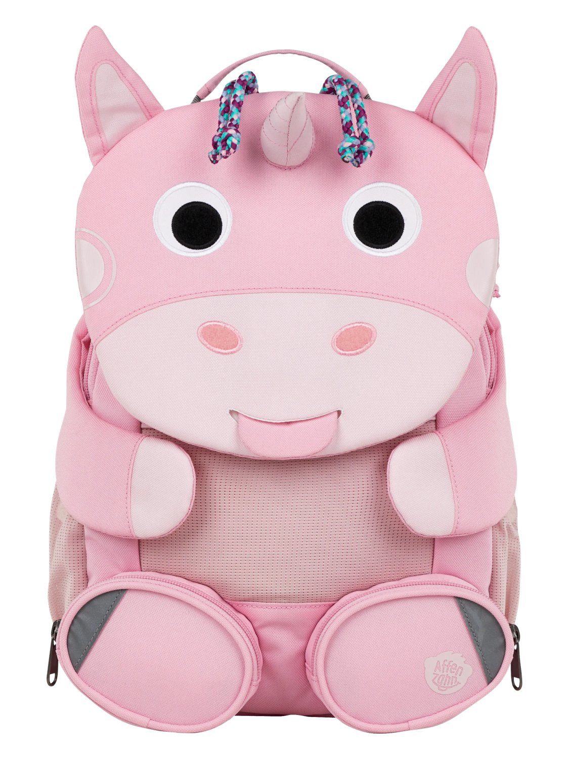 Affenzahn Kinderrucksack Großer Freund, mit personalisierbarer Ziehzunge