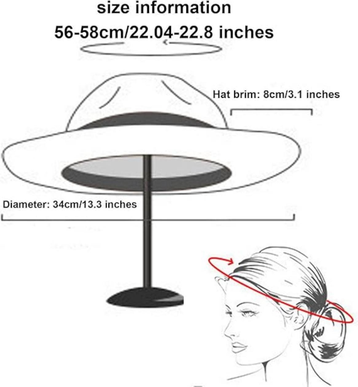 Coonoor Sonnenhut Strohhut für Sommer, Strandkappe mit Schleife günstig online kaufen