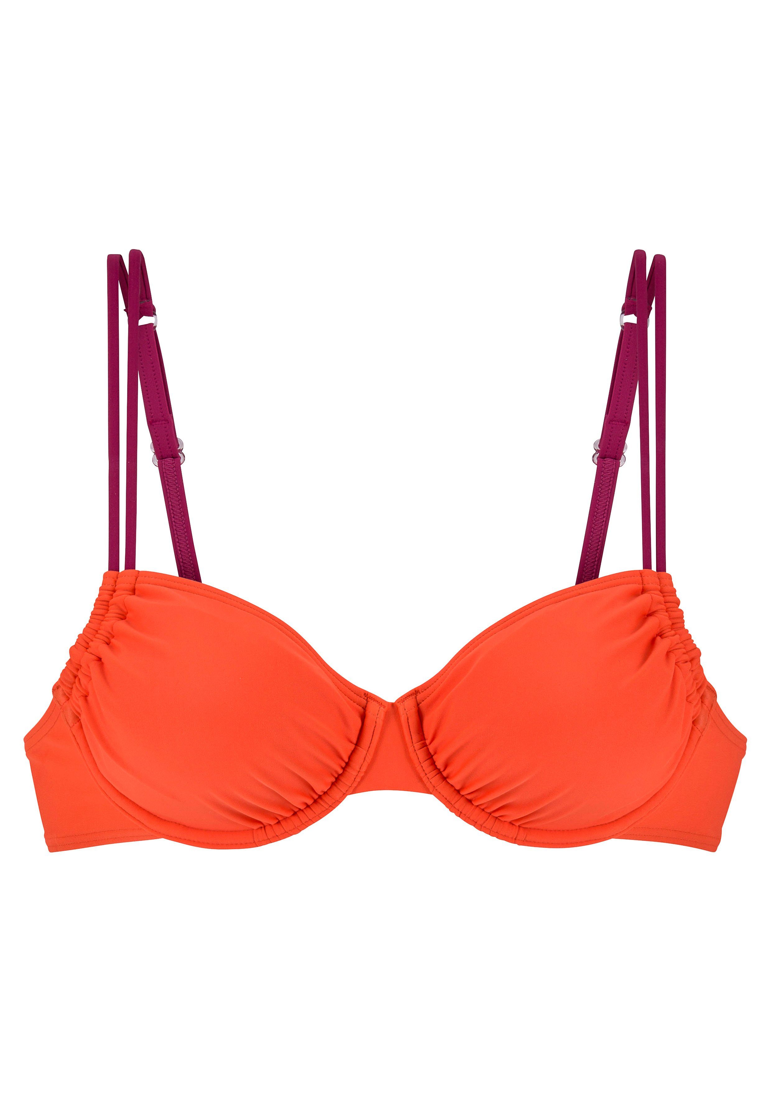 s.Oliver Bügel-Bikini-Top Yella, mit kontrastfarbenen Details