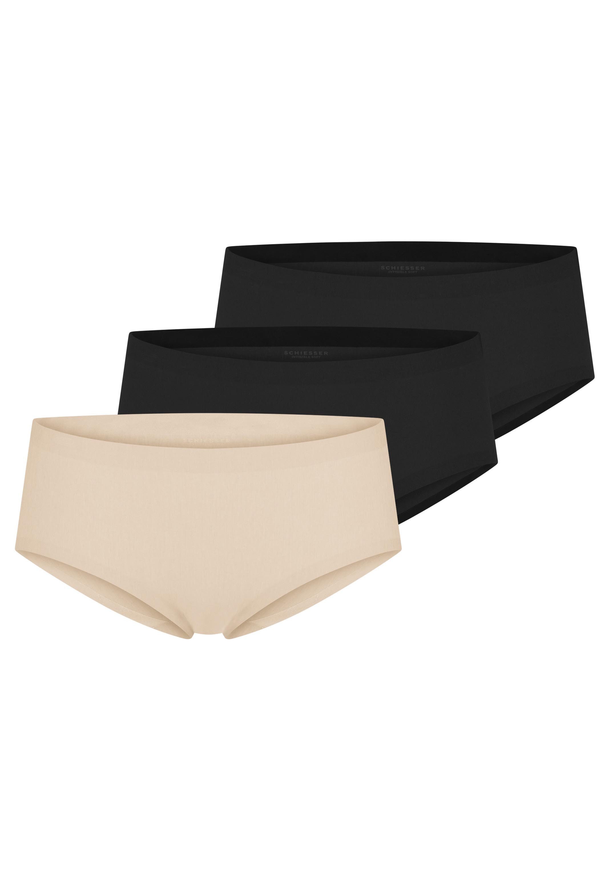 Schwarz / beige