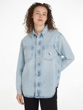 Calvin Klein Jeans Jeanshemd DAD DENIM SHIRT mit Logopatch