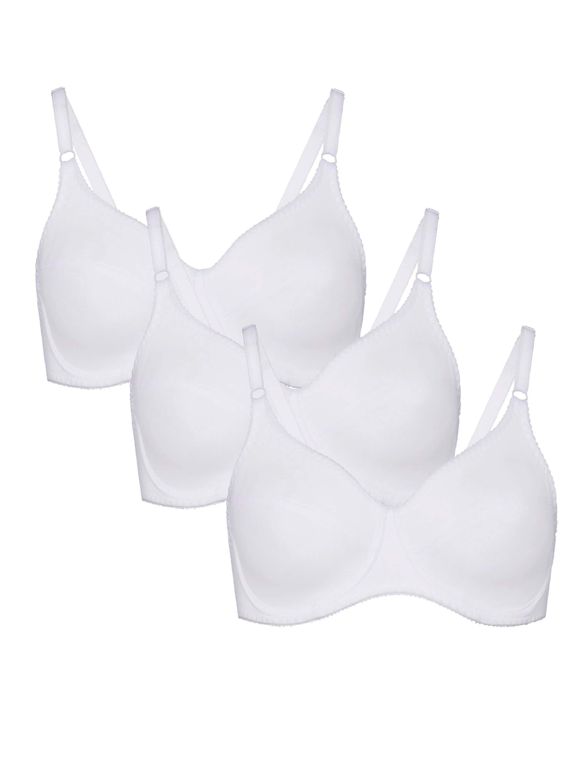 Beedees Bügel-BH Rock'n'Roll W (3-er Pack) (1, 1-tlg., 1) im Dreierpack, aus 100% Baumwolle, mit Bügel für Komfort und Halt