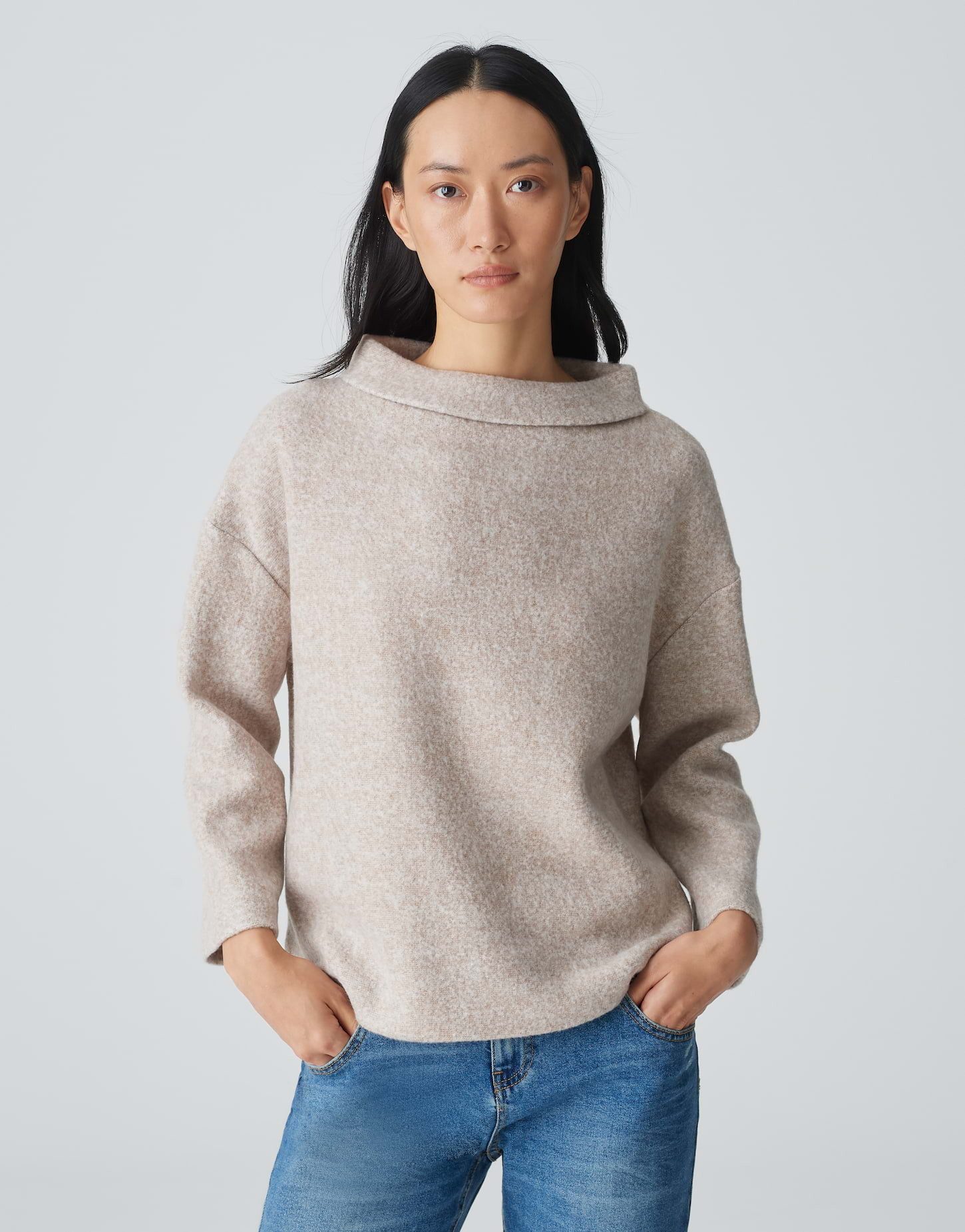 Sweater Sweater GESURLA Loose mit weichem Hand-Feel