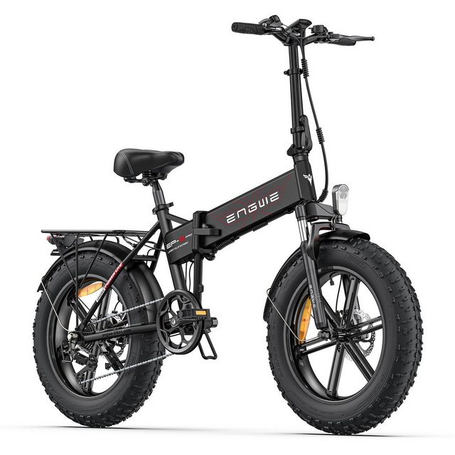 REDOM E-Bike E-Fahrrad Elektrofahrrad Elektro Fahrrad E Bike EBike 20 Zoll klappbar, 7 Gang, Kettenschaltung, Heckmotor, (ohne Straßenzulassung, Mountainbike, E-Mountainbike, mit 7-Gang-Kettenschaltung, 48V 13Ah, Hinterradmotor, 250W bürstenloser Motor), 25km/h Reichweite 50 km Fahrrad mit Batterie Federgabel Sattelfederung